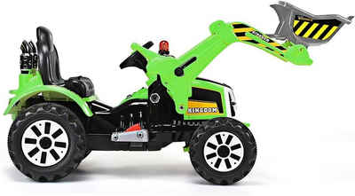 KOMFOTTEU Spielzeug-Bagger Elektrobagger, mit Pedal, 149x62x74cm