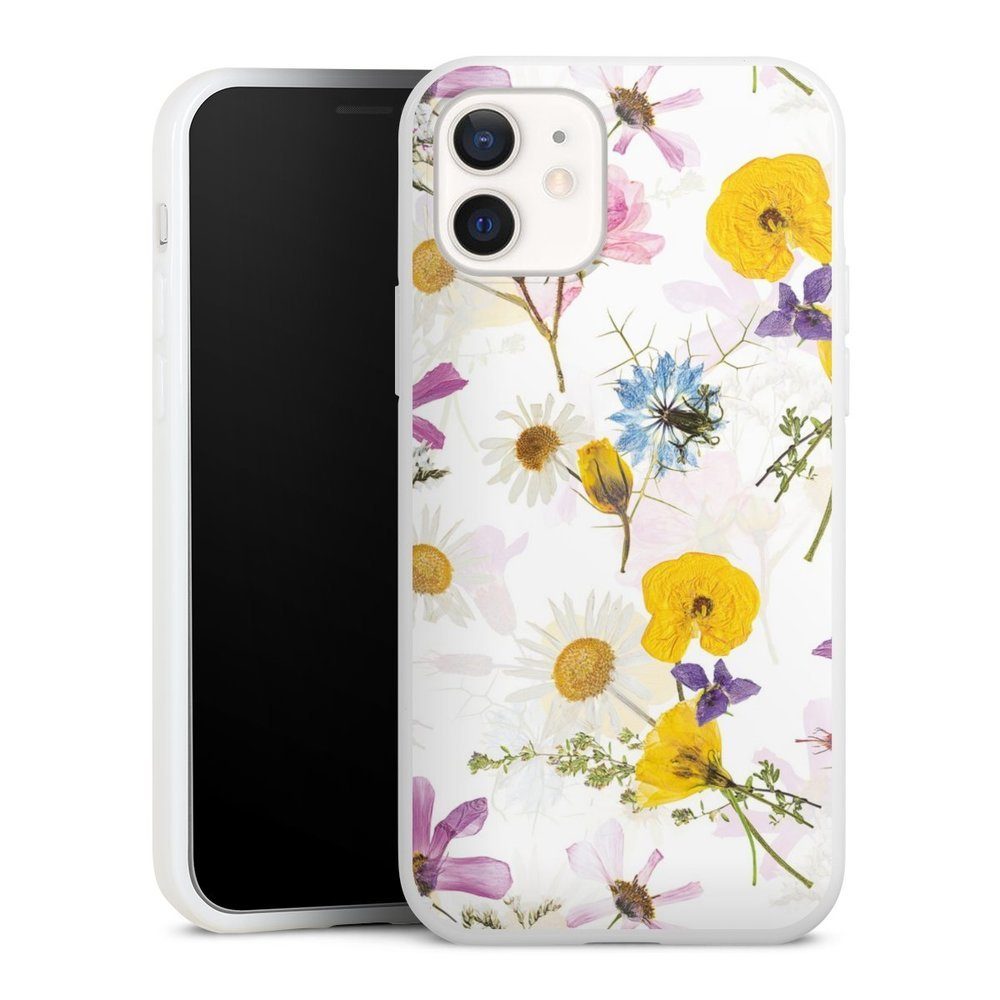 DeinDesign Handyhülle Blumen Natur Utart Wildflower Wallpaper, Apple iPhone  12 Silikon Hülle Bumper Case Handy Schutzhülle