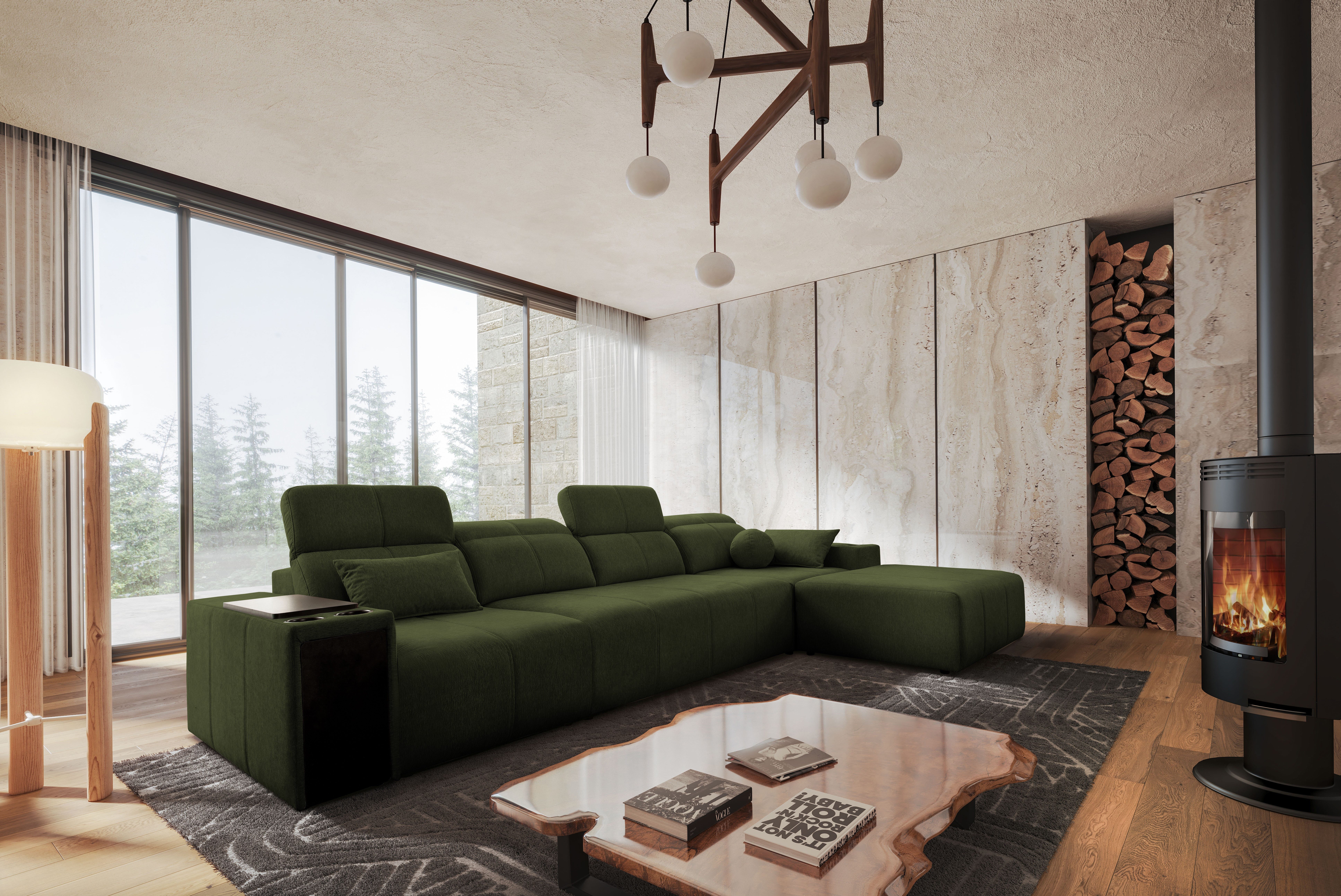 Kaiser Möbel Ecksofa mit Schlaffunktion, USB günstig online kaufen