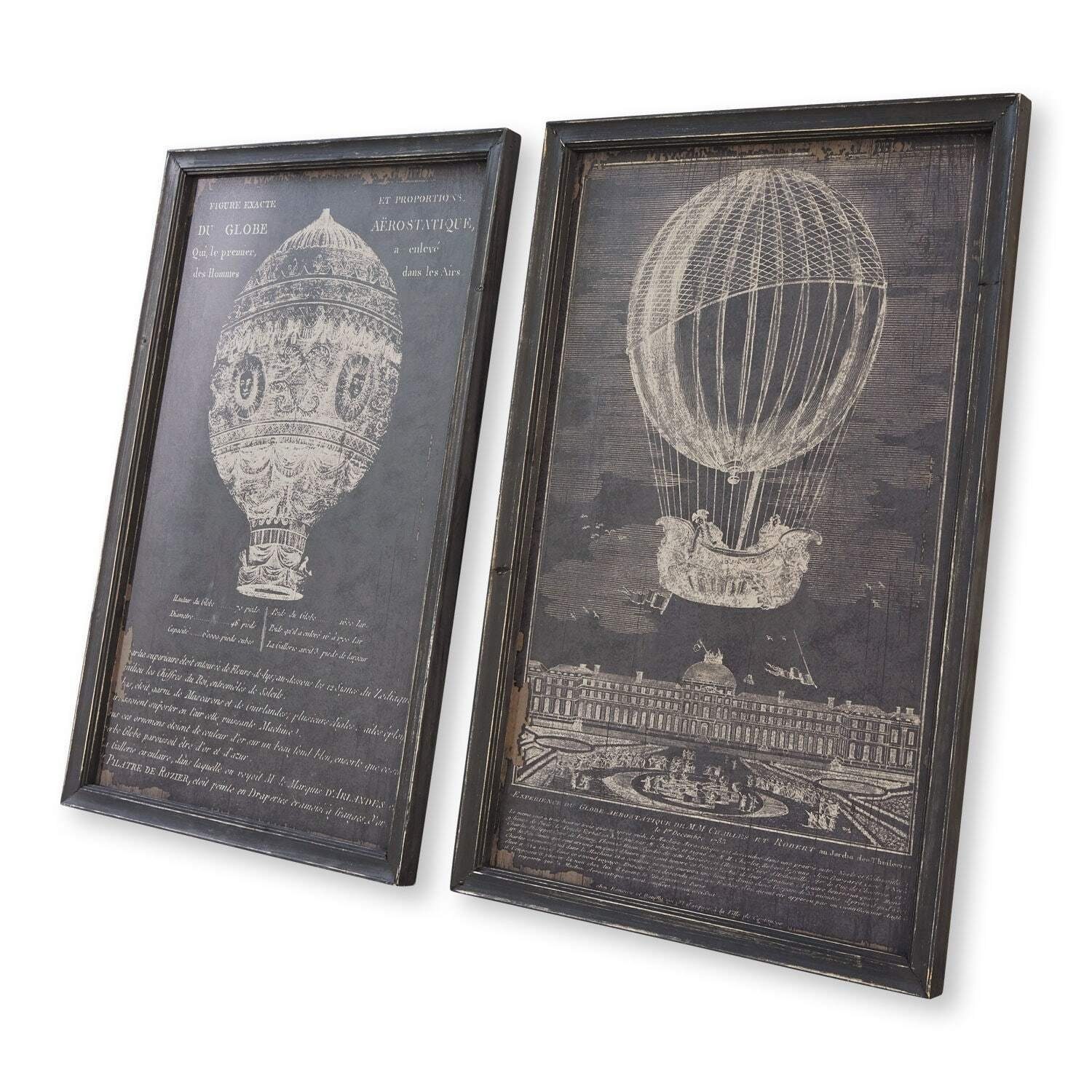 Mirabeau Wanddekoobjekt Bild 2er Set Ortarsis schwarz günstig online kaufen