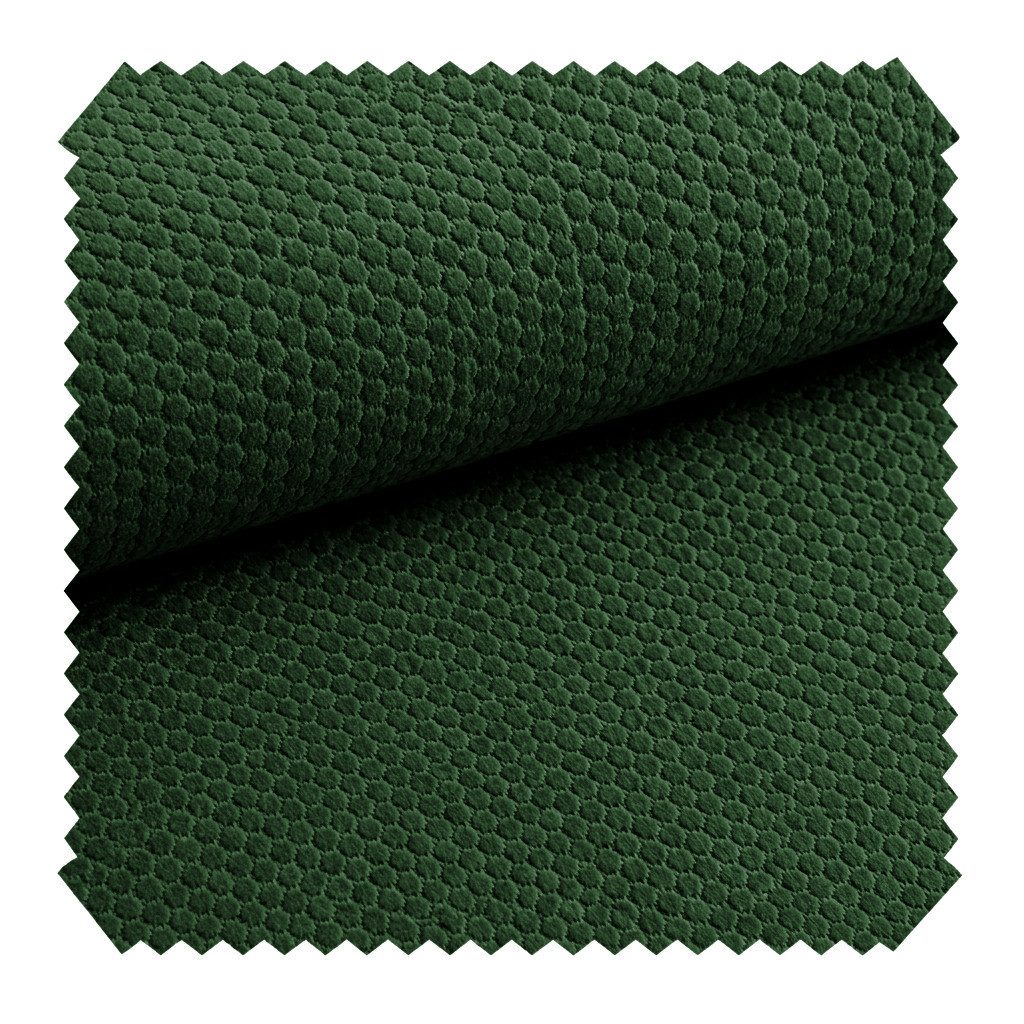 novely® Stoff MAKAO Abverkauf, Leichter Velours-Möbelstoff Feine Wabenprägung 1lfm, Strapazierfähig, Kuschelweich, Meterware, 1lfm