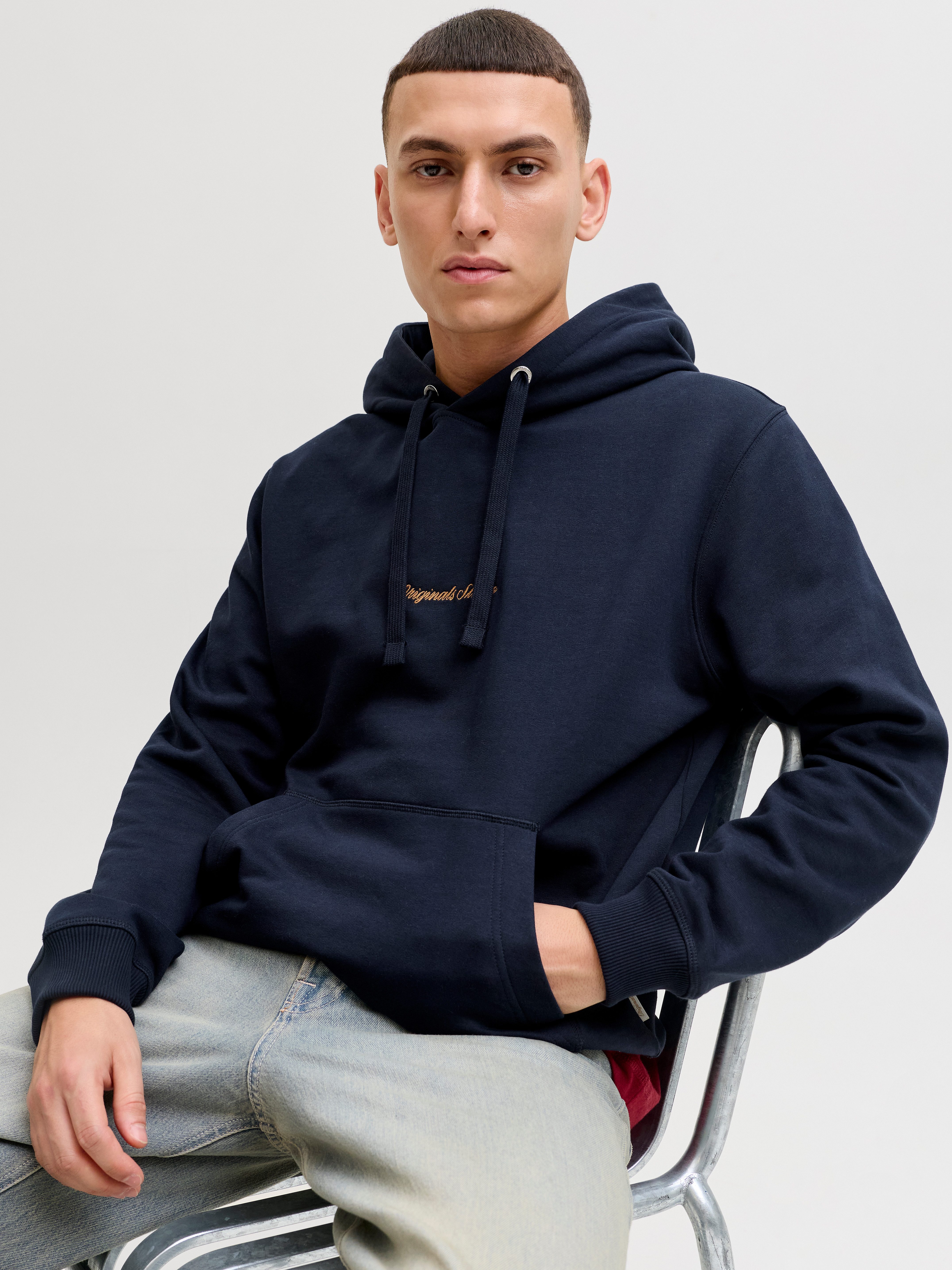 Jack & Jones Kapuzensweatshirt JORNORREBRO EMB SWEAT HOOD NOOS mit Logo Pri günstig online kaufen