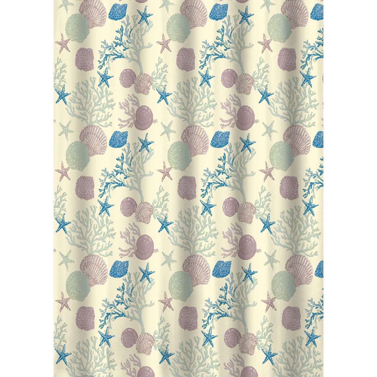 Euroshowers GmbH Duschvorhang Duschvorhang hochwertig verarbeitet mit Ösen und Haken aus Kuststoff