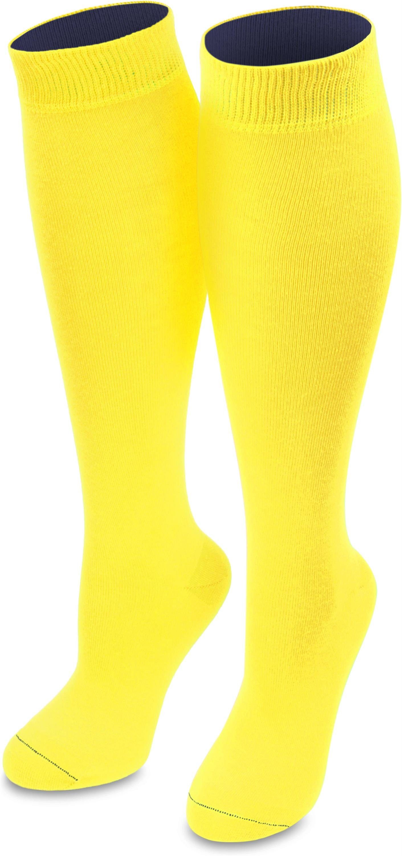 normani Kniestrümpfe 1 Paar Kniestrümpfe Bi-Color (1-Paar, 1 Paar) farbig a günstig online kaufen