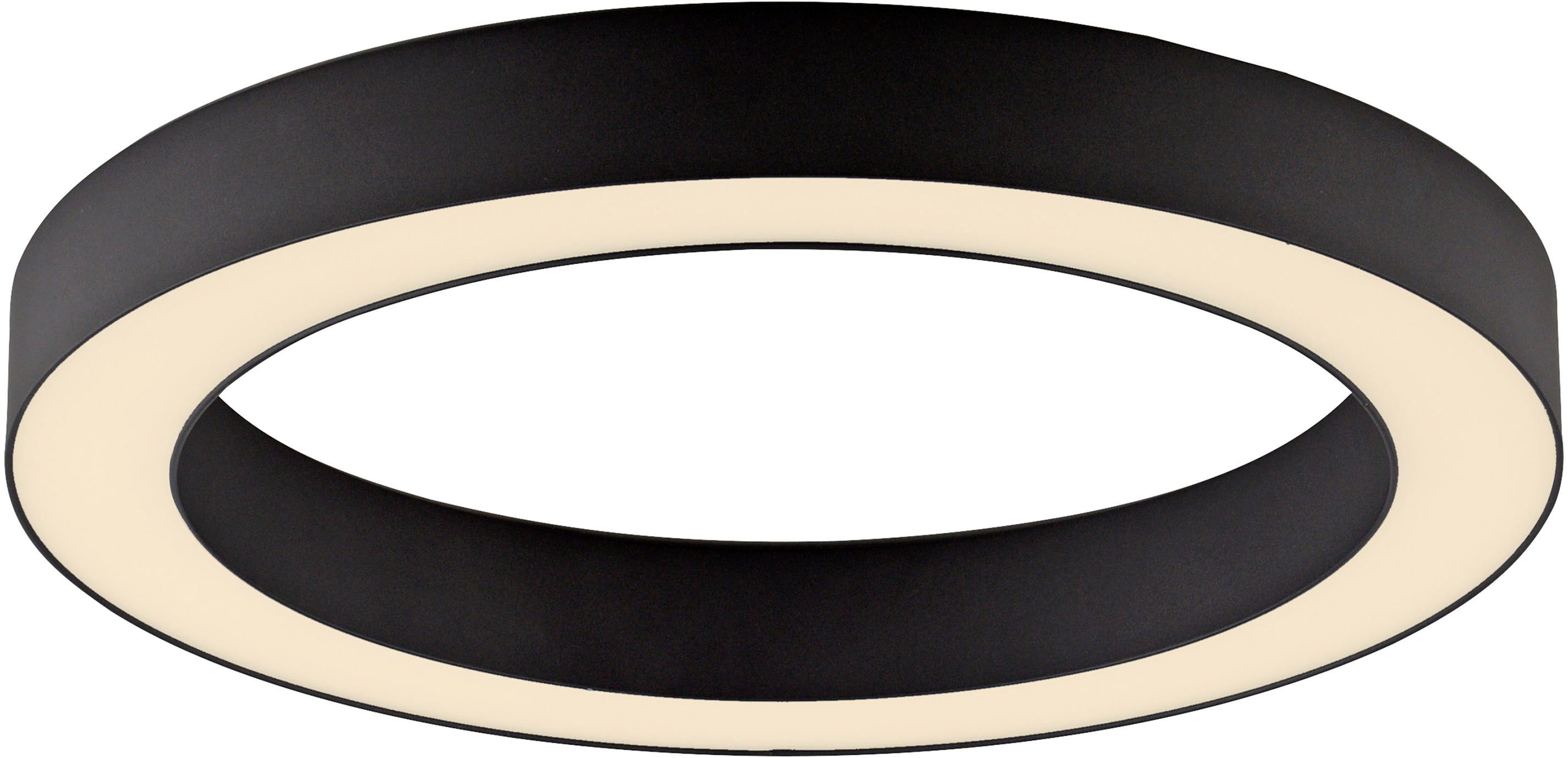 Neuhaus PURE LED Deckenleuchte PURE Lines Round, CCT - über Fernbedienung, LED fest integriert, warmweiß - kaltweiß, Stufenlos dimmbar über Fernbedienung, CCT