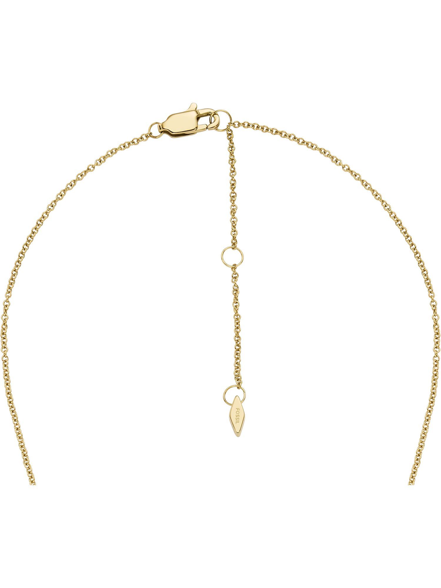 Fossil Collier Fossil Damen-Kette Edelst...