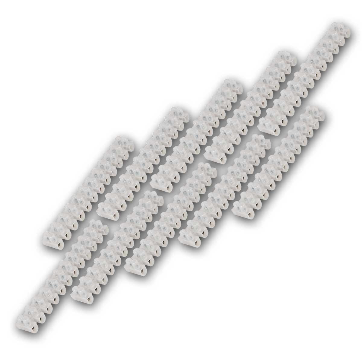 McPower Lüsterklemme Lüsterklemme 10 Leisten, à 12 Klemmen, 4,5mm², 5A