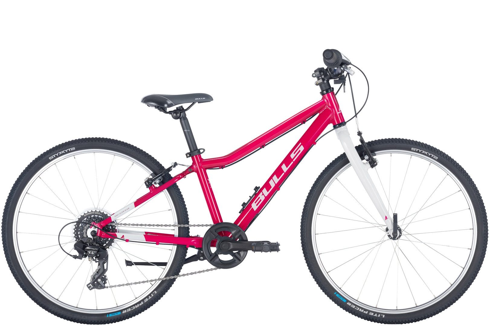 Bulls Kinderfahrrad Bulls Tokee Lite 24'' 8-Gang Jungen rot 2025, 8 Gang SHIMANO Tourney TX RD-TX800, Kettenschaltung