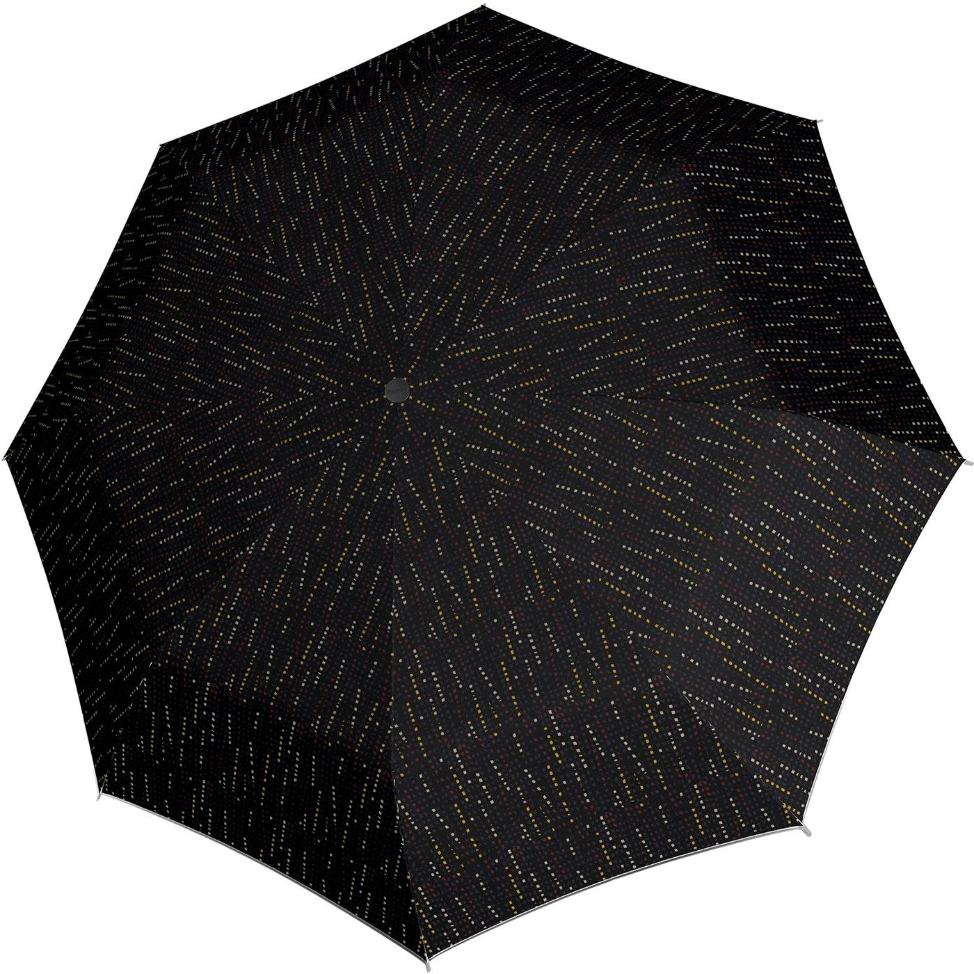 Knirps® Taschenregenschirm T.200 Duomatic mit leichtgängiger Auf-Zu-Automatik, mit modernem Muster - chianti