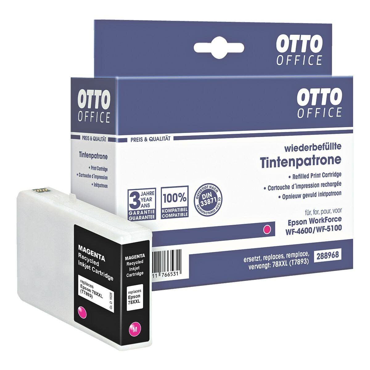 Otto Office Office T7893 magenta) »T7893« 78XXL, Epson Tintenpatrone (ersetzt