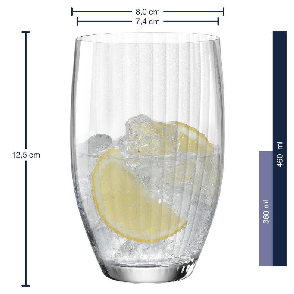 LEONARDO Longdrinkglas Leonardo Trinkglas Poesia Klar