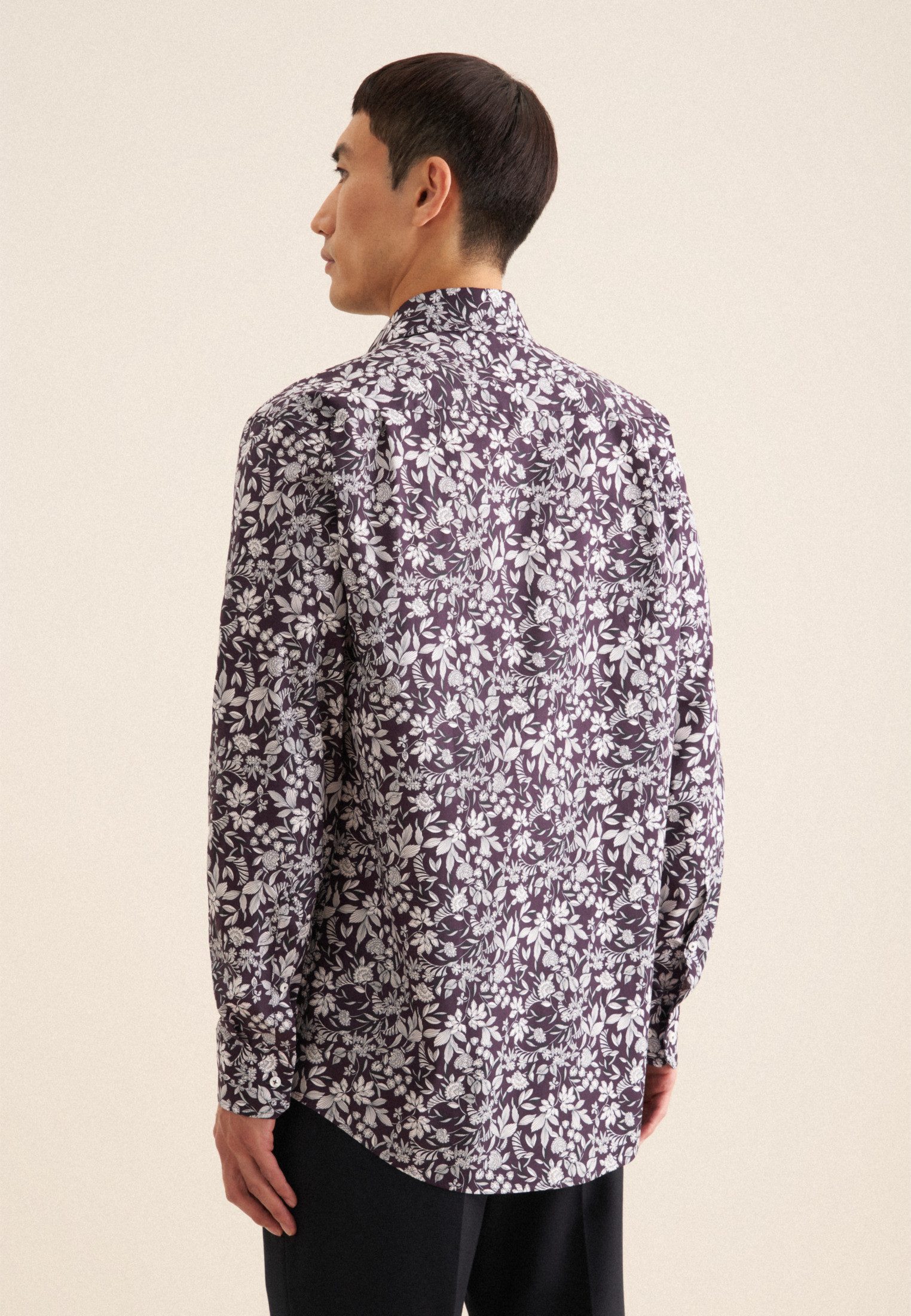 seidensticker Businesshemd Regular Regular 1/1 Kentkragen Druck günstig online kaufen