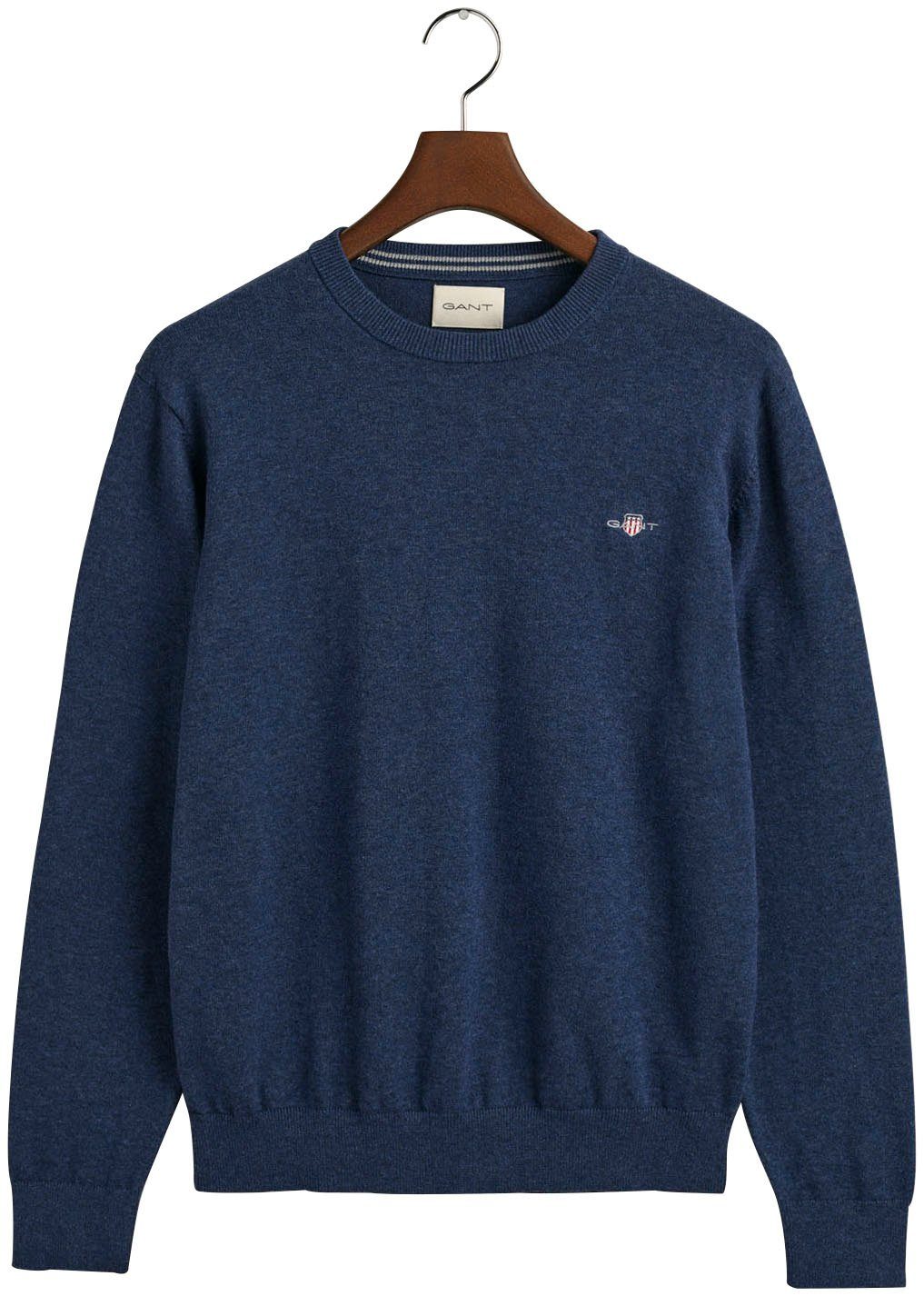 Gant Rundhalspullover CLASSIC COTTON C-NECK Premium günstig online kaufen