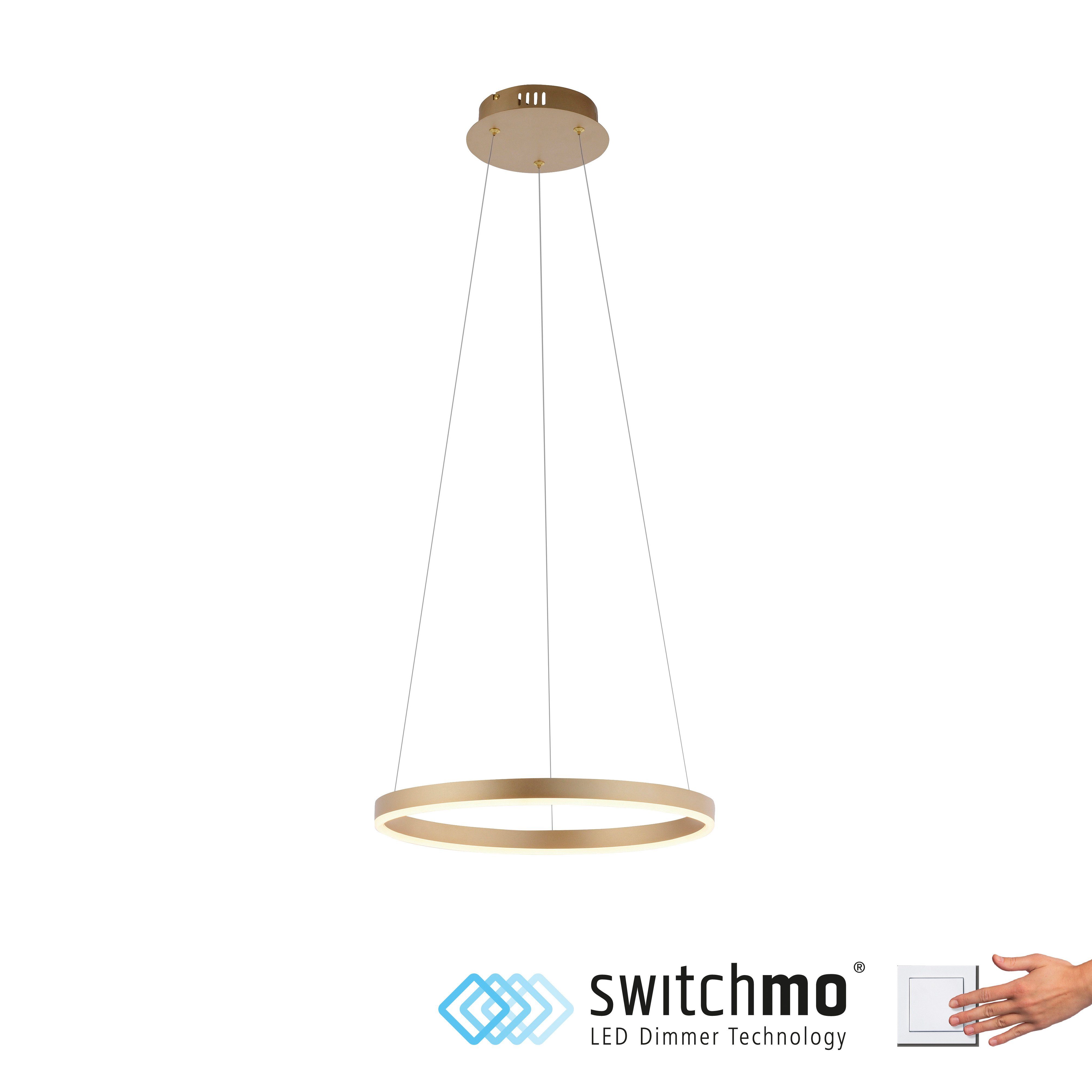 Switchmo LED integriert, Direkt Pendelleuchte dimmbar, LED, Warmweiß, RITUS, Leuchten fest