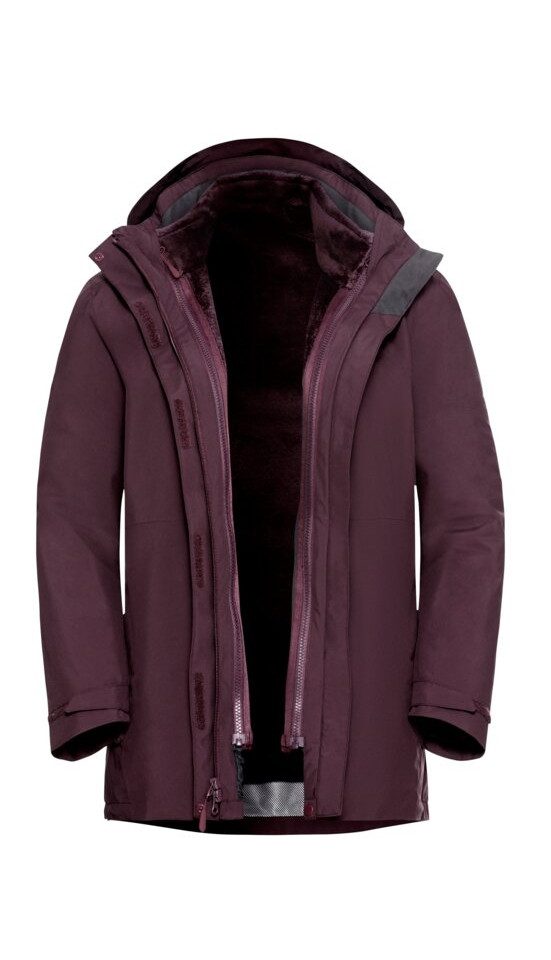 Jack Wolfskin Funktionsjacke ROTWAND 3IN1 JKT W AMARANTH günstig online kaufen