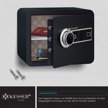 KESSER Tresor, Elektrischer Tresor mit Fingerabdruck Inkl. Batteriebox