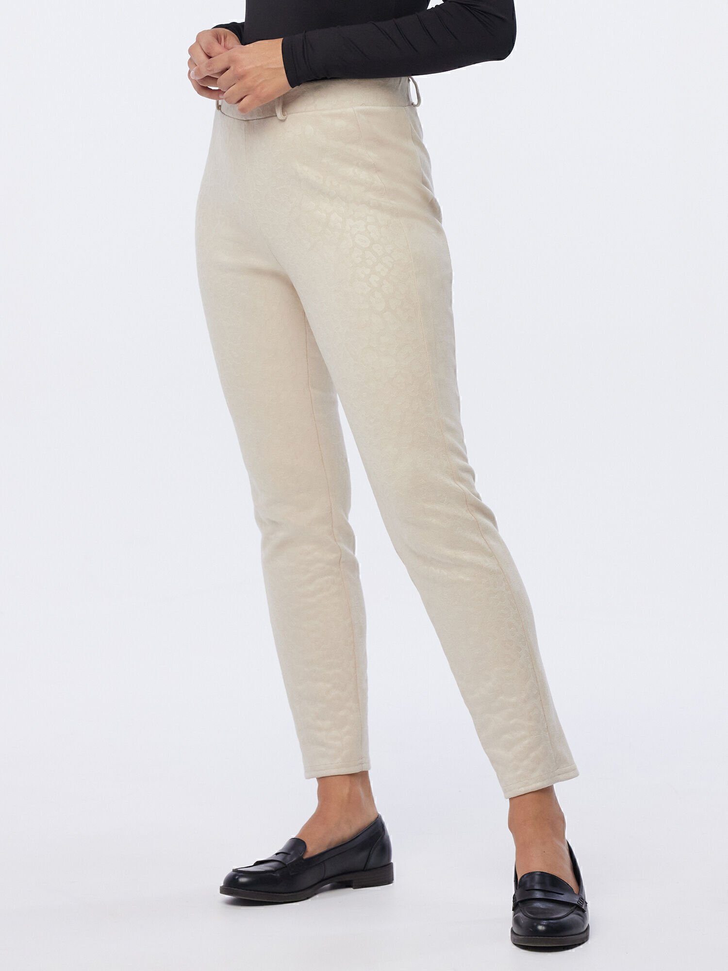 MONACO blue Stoffhose Schlupfhose koerpernah mit günstig online kaufen
