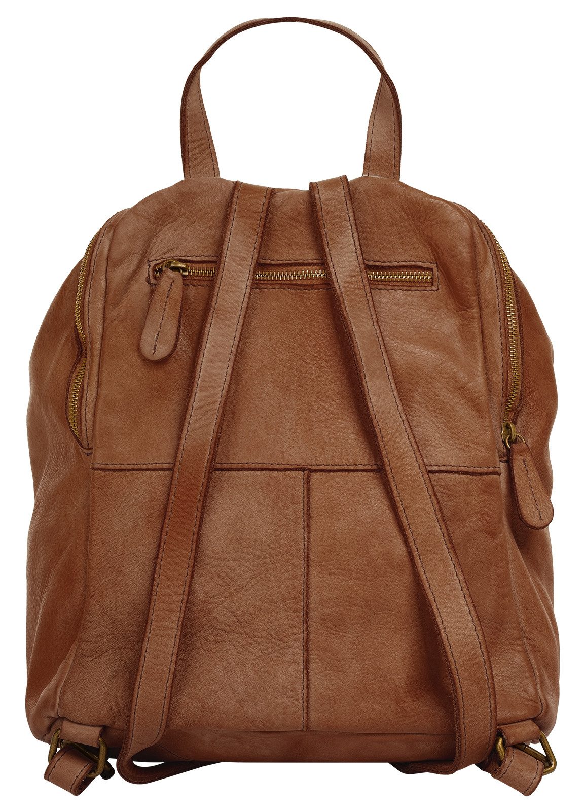 Samantha Look Cityrucksack, echt Leder, Made in Italy