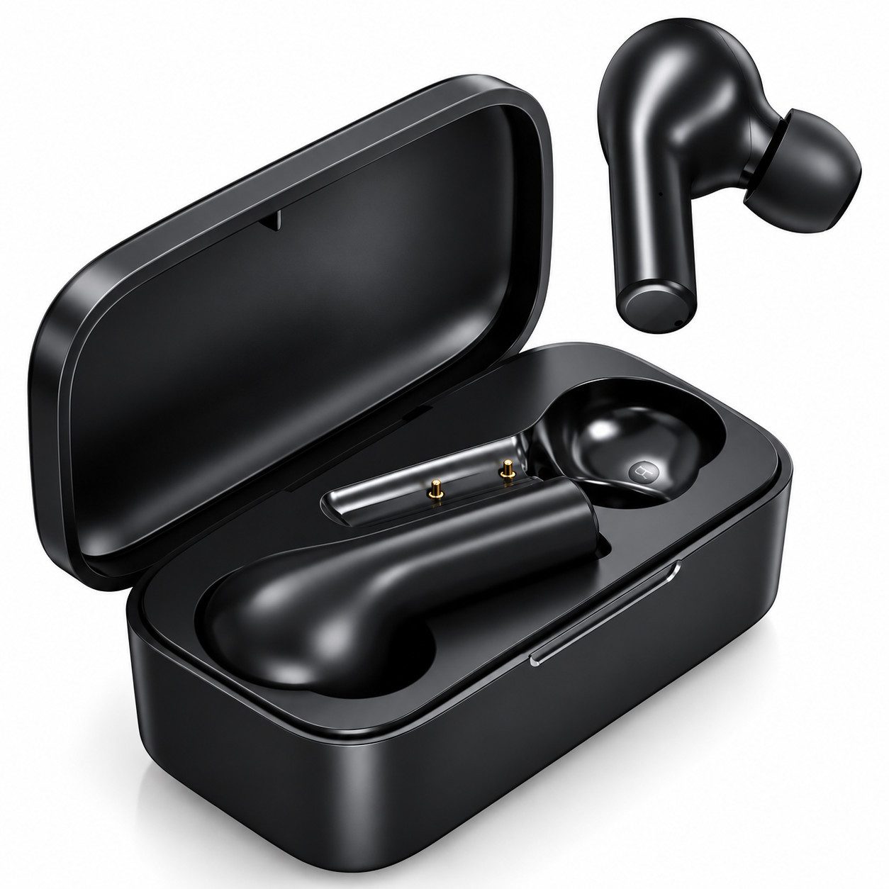 AUKEY In Ear Bluetooth-Kopfhörer (Bluetooth 5.0, Touch, IPX6, Mikrofon, bis zu 25 Std. Laufzeit)