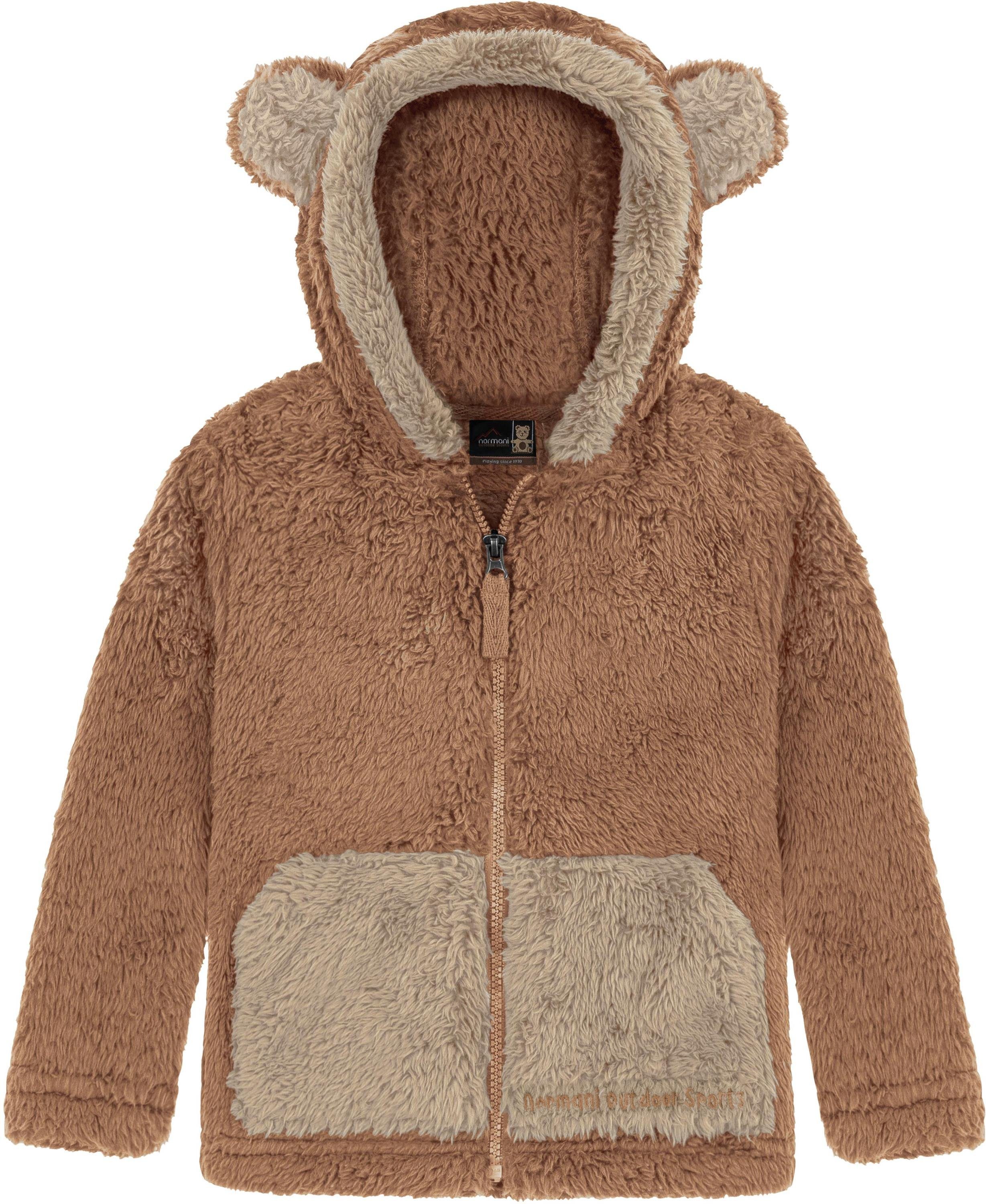 Fleecejacke Kinder Teddy Jacke Barvas