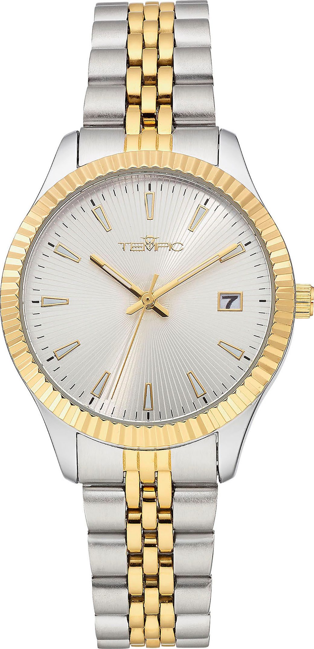 Tempic Quarzuhr, Armbanduhr, Damenuhr, Edelstahlarmband, analog, Tag günstig online kaufen