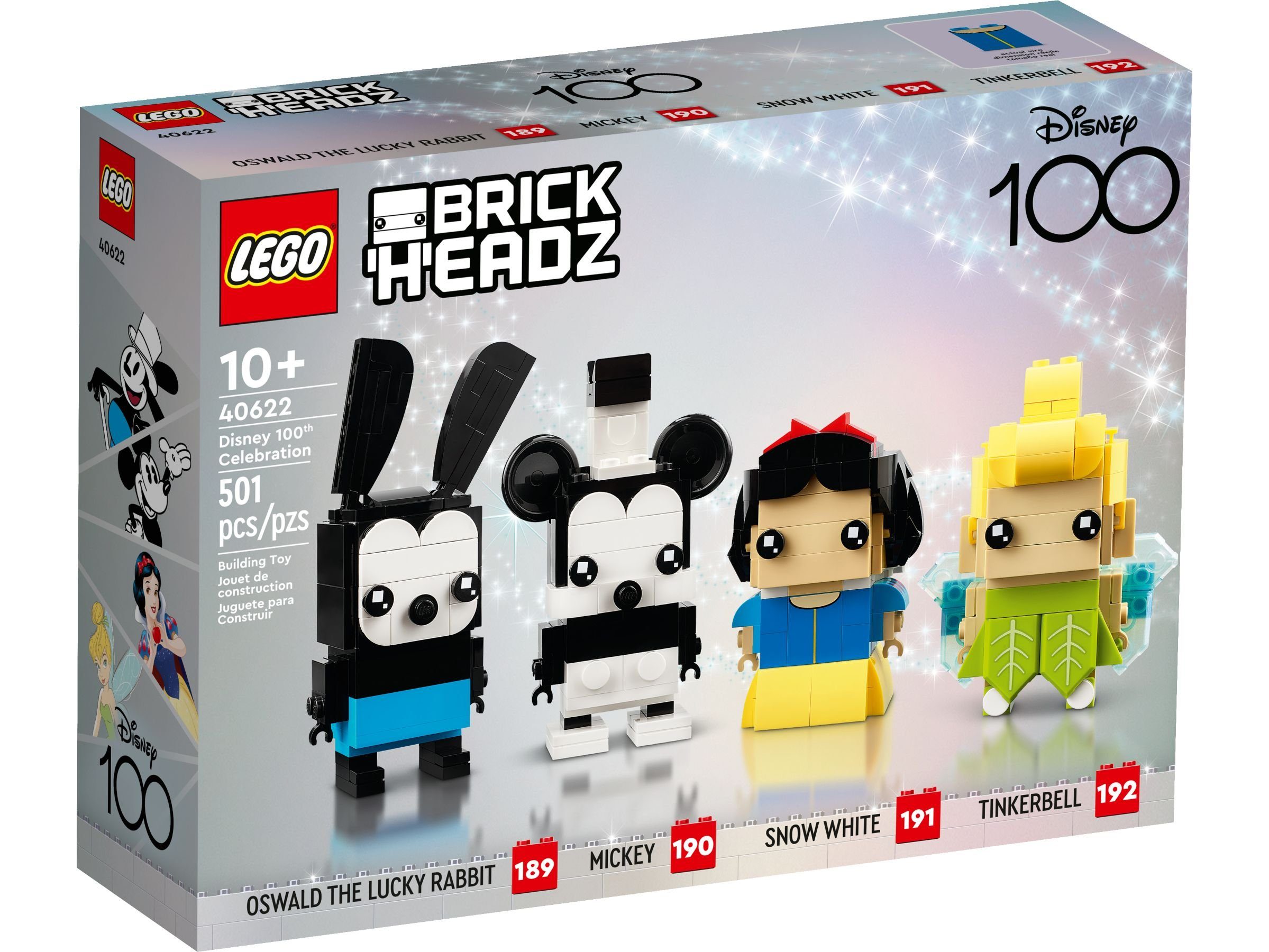 LEGO® BrickHeadz 40622 100-jähriges Disney Jubiläum Konstruktionsspielsteine