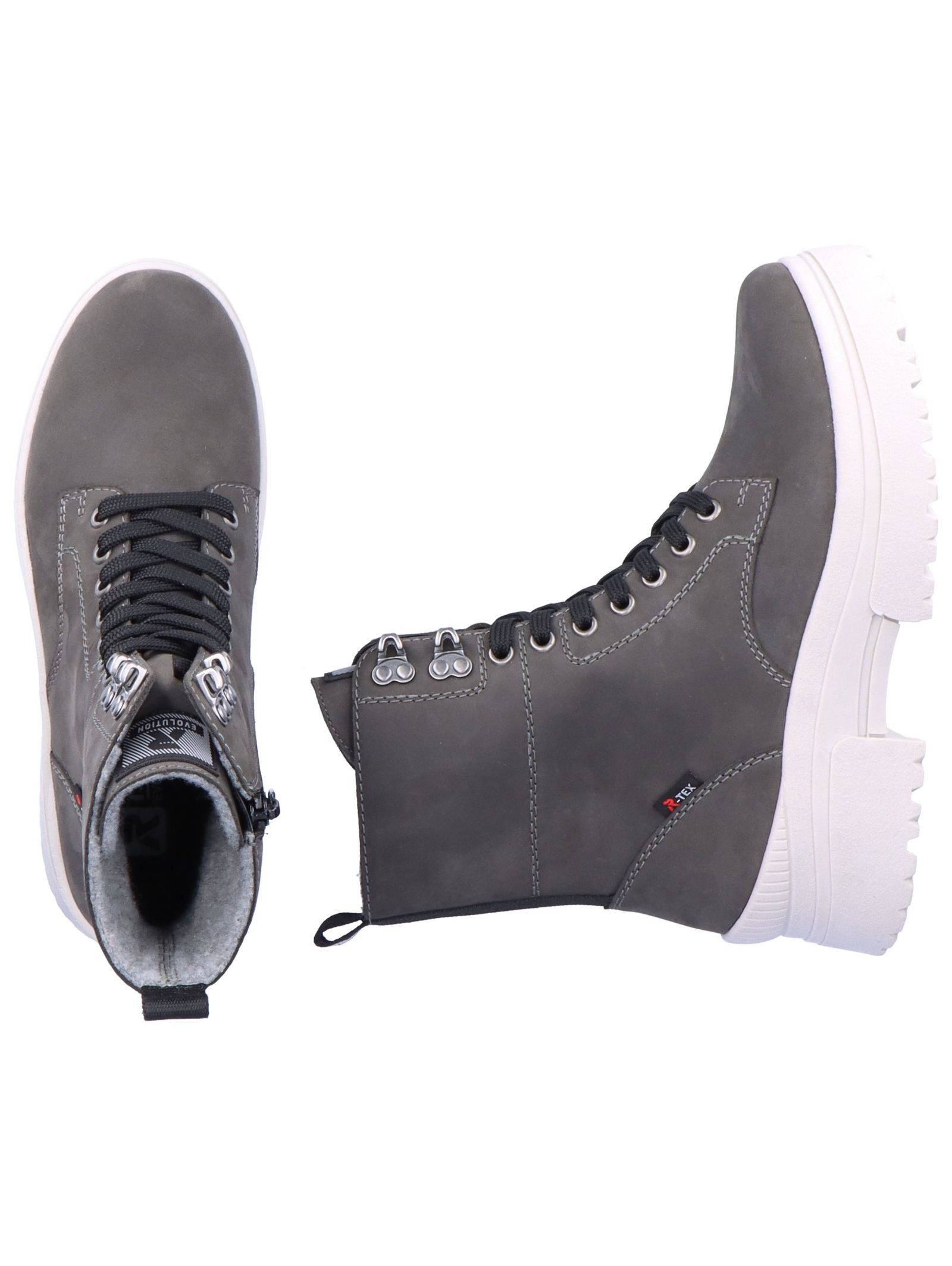 Rieker Rieker Stiefelette Leder Schnürstiefelette
