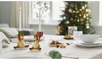 Schneider Kerzenhalter Geschenke, Weihnachtsdeko (Set, 2 St), aus Polyresin, Höhe ca. 11,5 cm