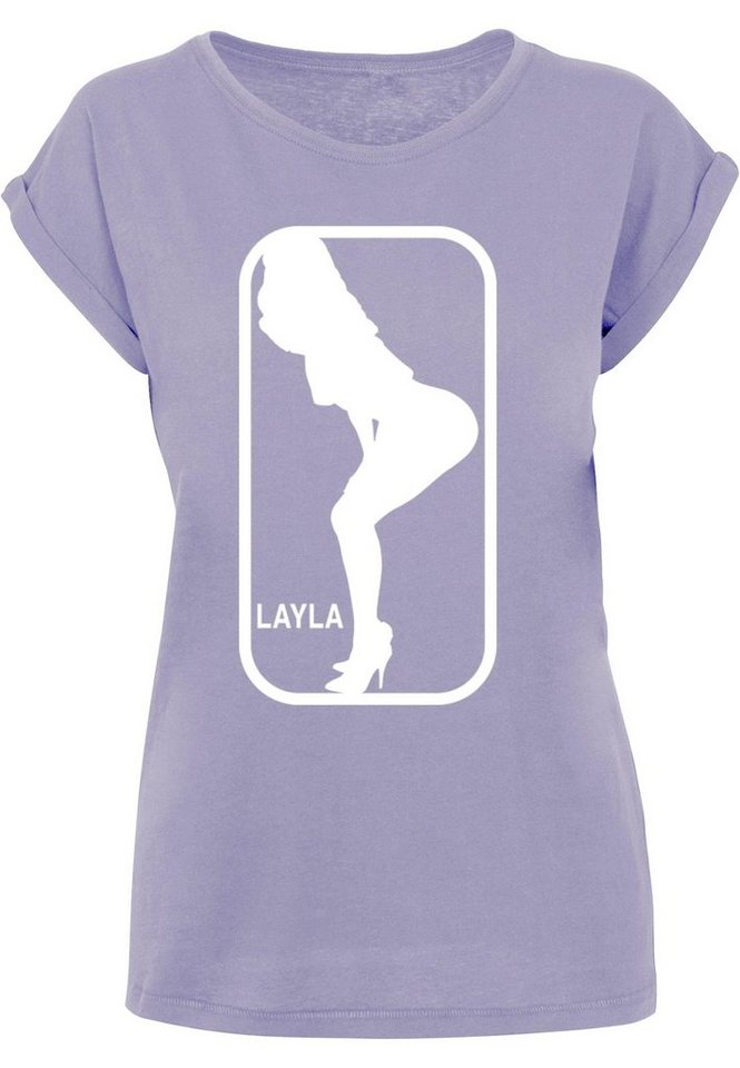 Merchcode T-Shirt Damen Ladies Layla Dance X T-Shirt (1-tlg)