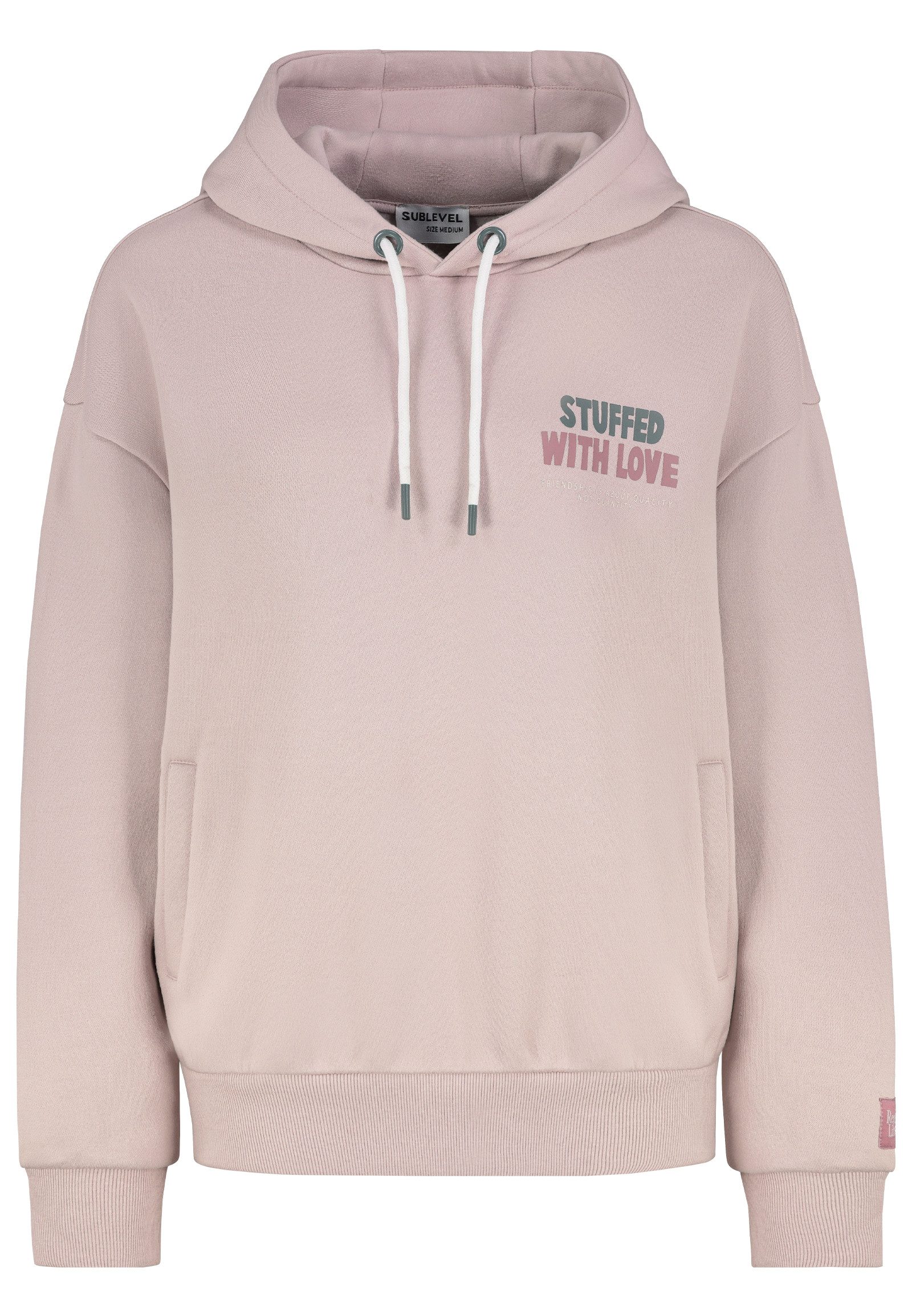 SUBLEVEL Hoodie Moderner Print Warm mit Kapuze (1-tlg) D10600BI02420-Hoodie günstig online kaufen