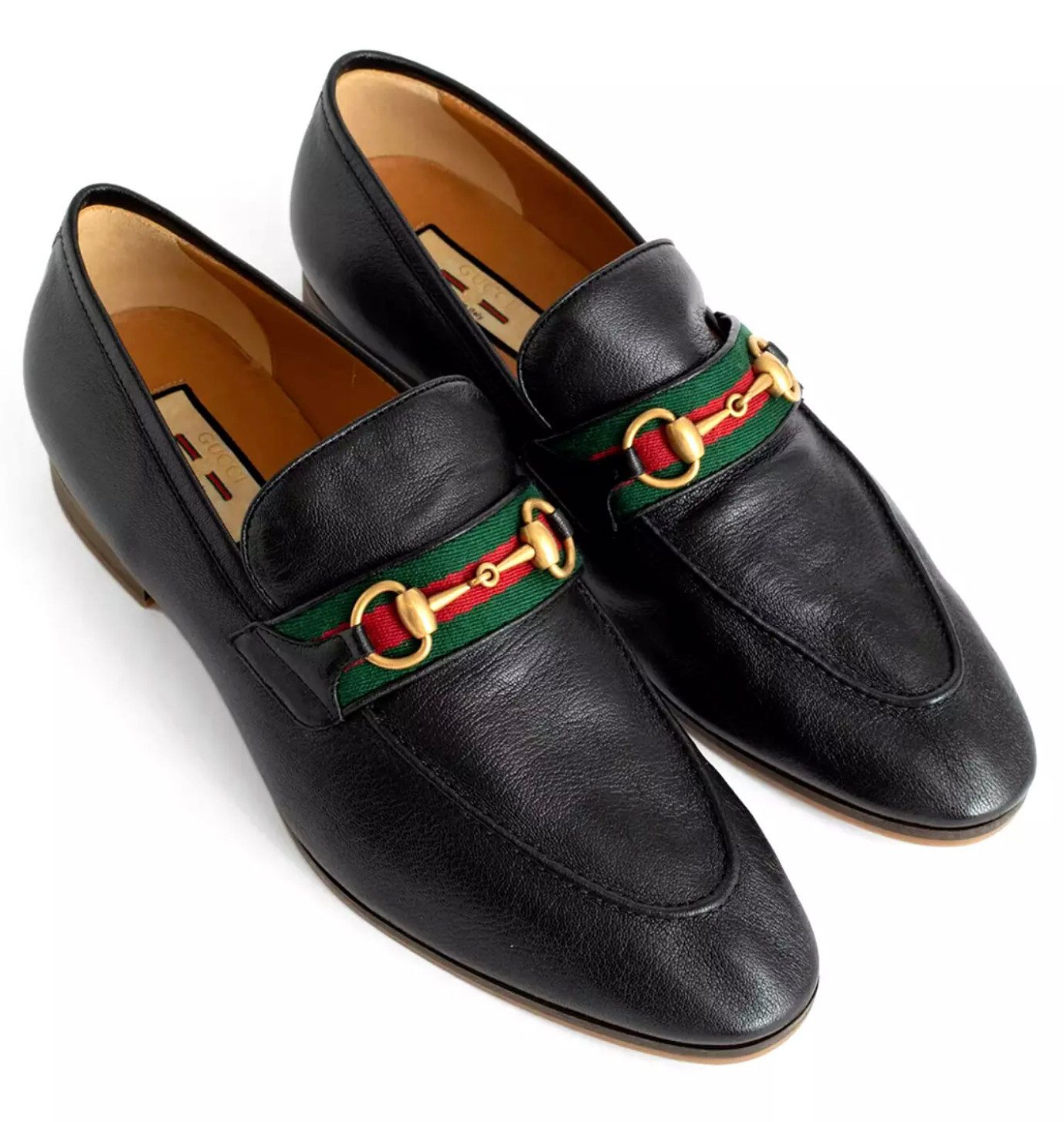 GUCCI Paride Web Horsebit Slip-On Mokassins Loafer Signature Horsebit und Web-Detailing