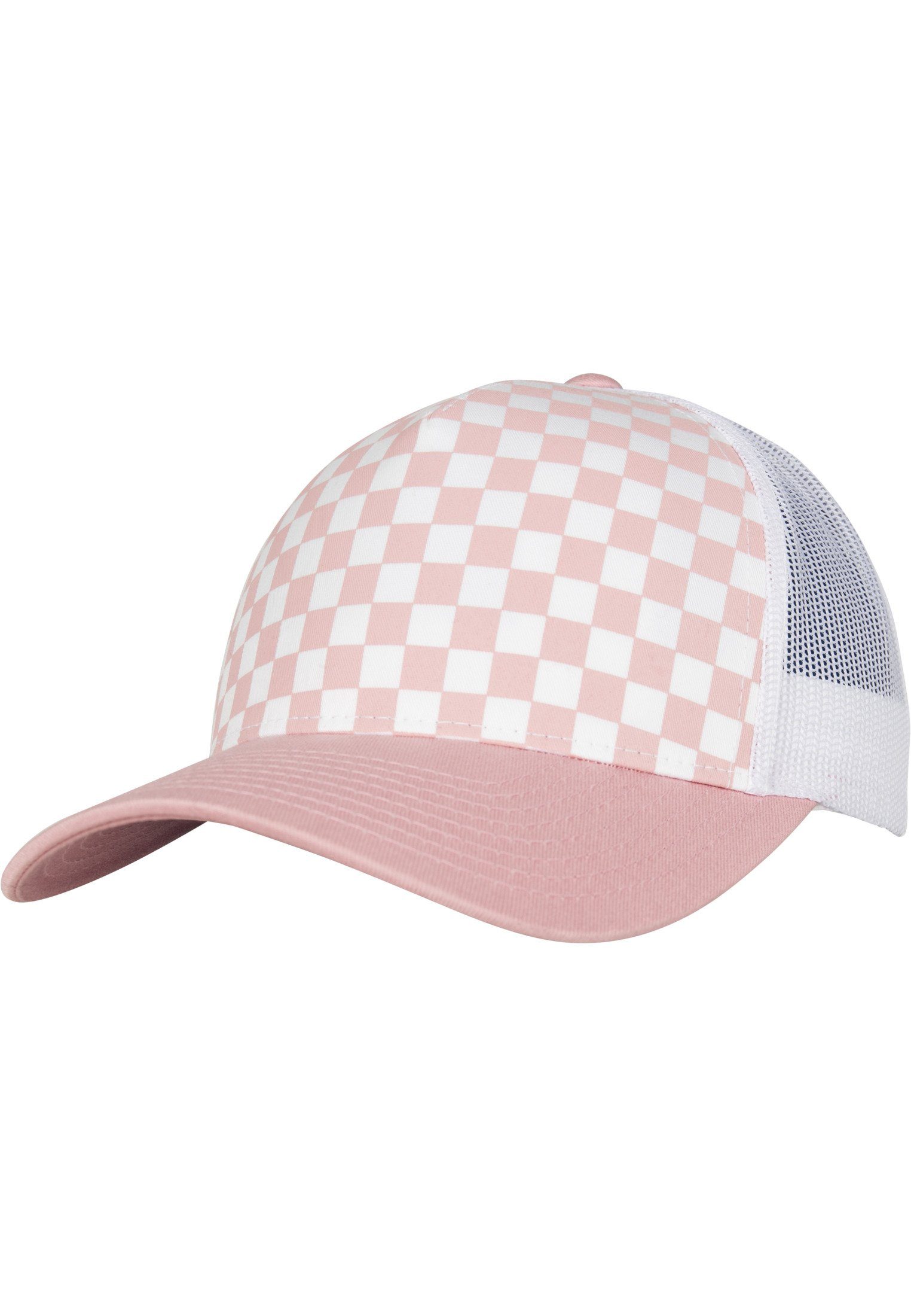 Trucker Checkerboard Retro Trucker Flexfit Flex lightrose/white Cap