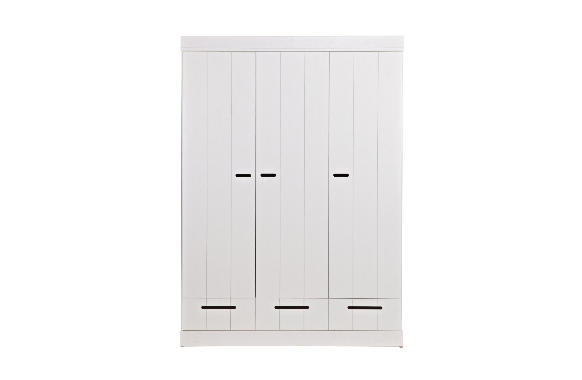 WOOOD Kleiderschrank Connect mit 3 Türen, Weiß