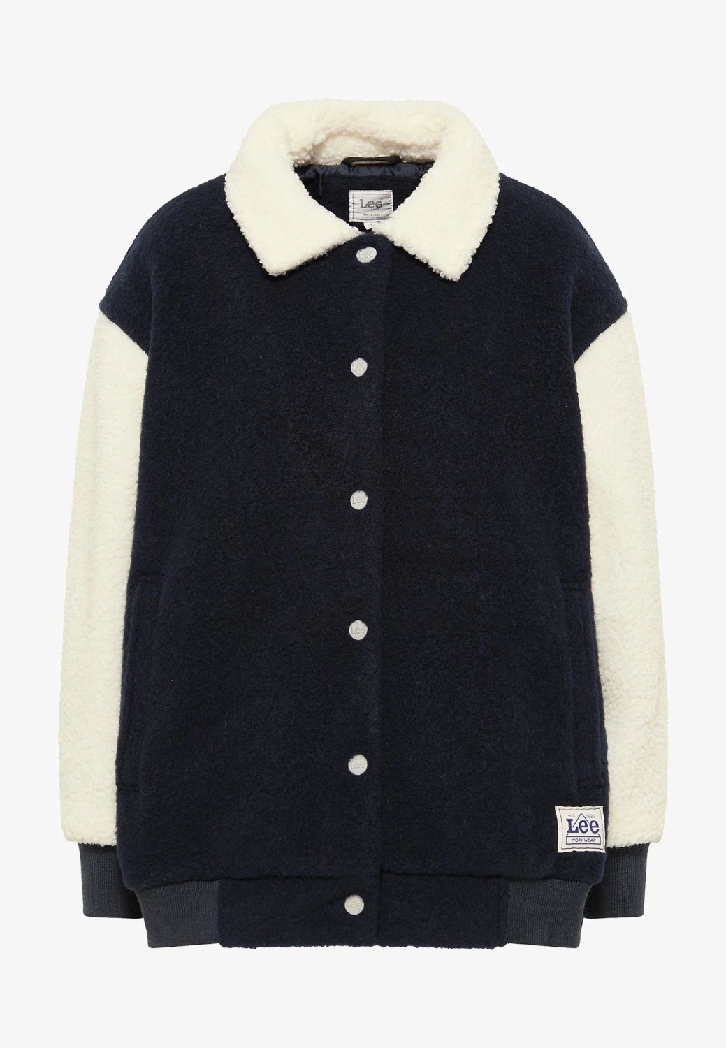 Lee® Fellimitatjacke Elongated Varsity Jacket
