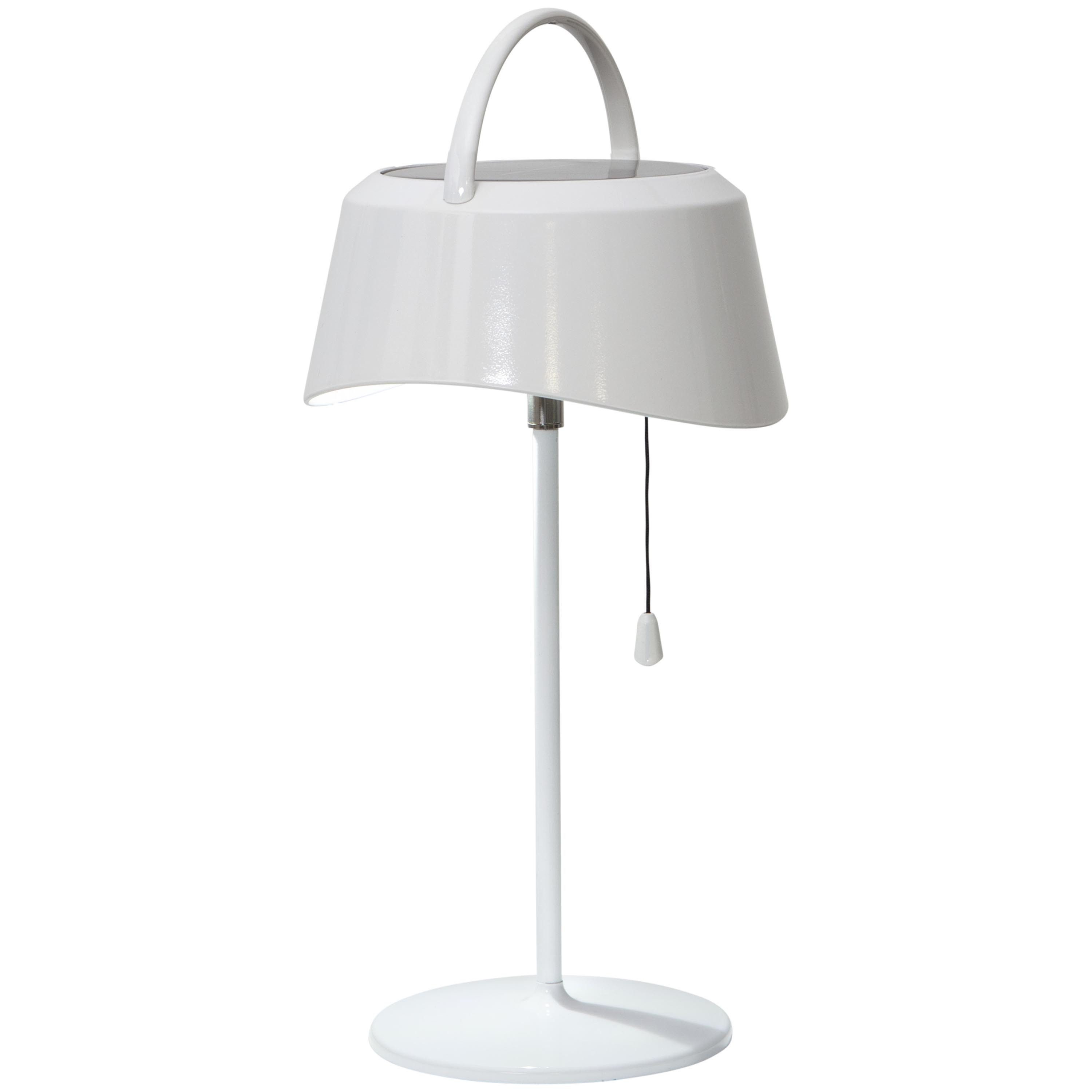 STAR TRADING LED Solarleuchte Cervia, Solar-Tischleuchte,Cervia', weiß, LED, Lichtsensor, warmweiß, 36cm