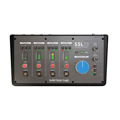 Solid State Logic Digitales Aufnahmegerät (SSL 12 USB Audio Interface - USB Audio Interface)