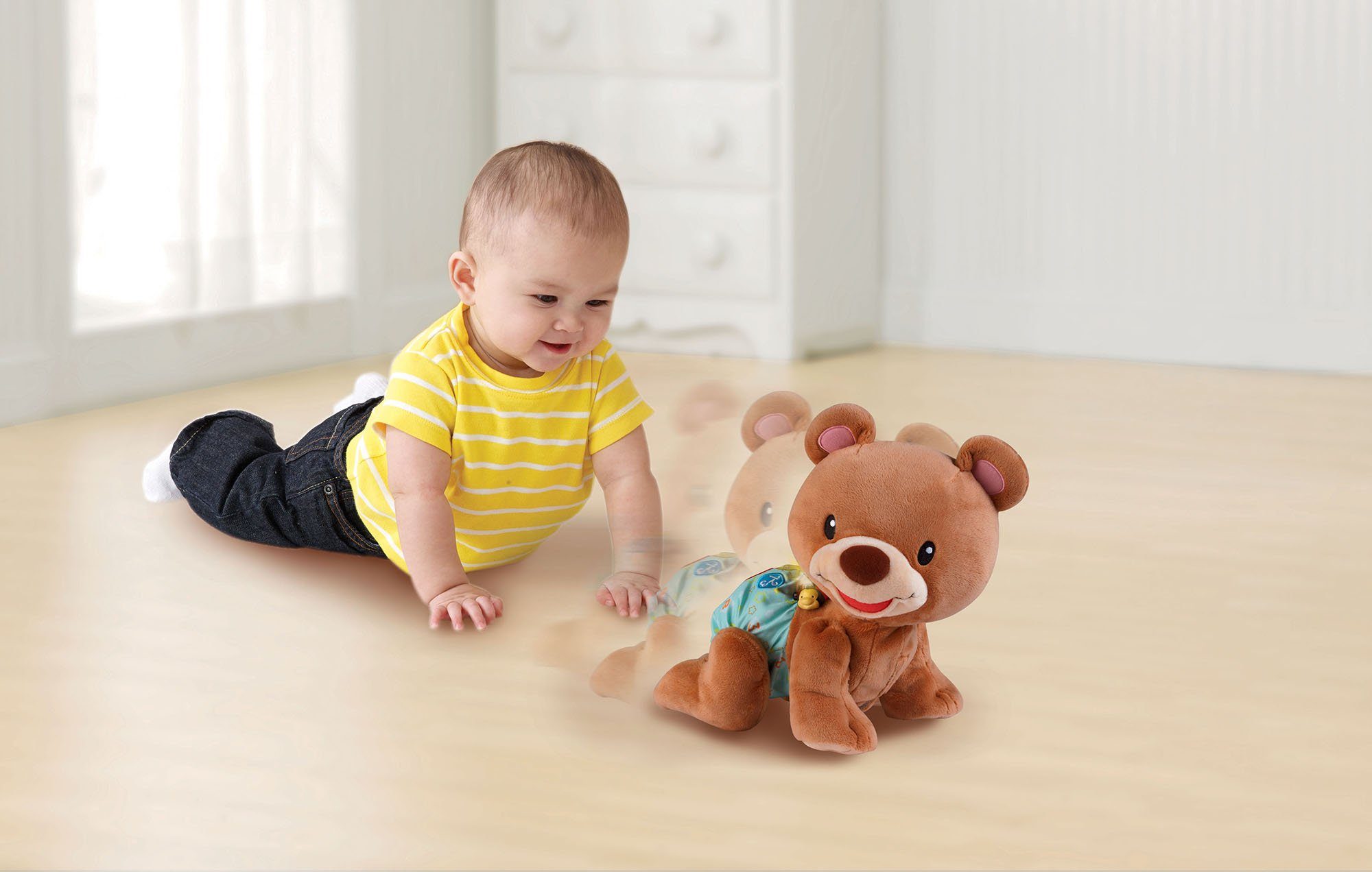 Vtech® Kuscheltier VTechBaby, Krabbel mit mir - Bär