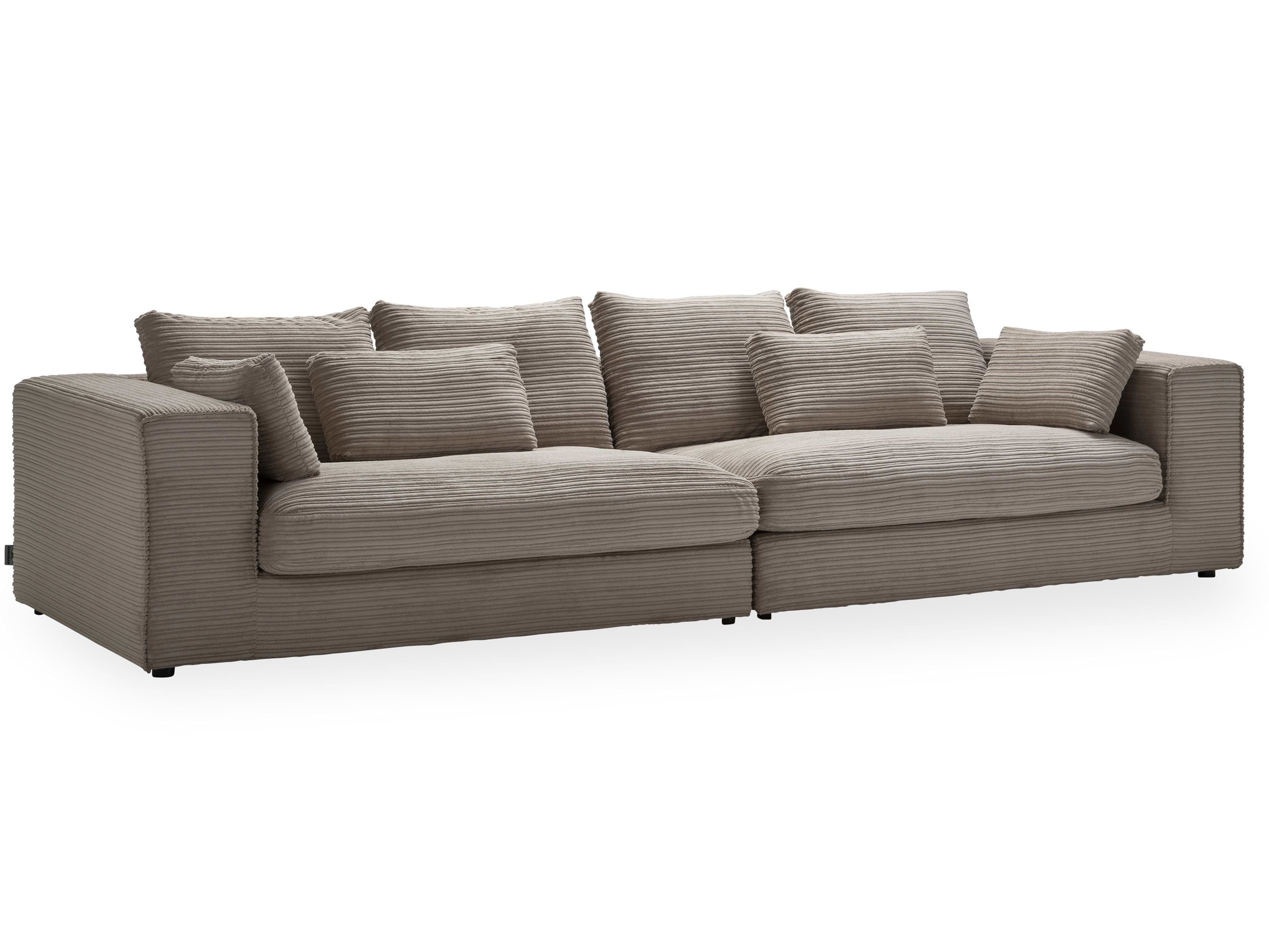 SANSIBAR Living Sofa Megasofa SANSIBAR NORDENHAM BHT 328x84x114 cm braun Bigsofa Couch