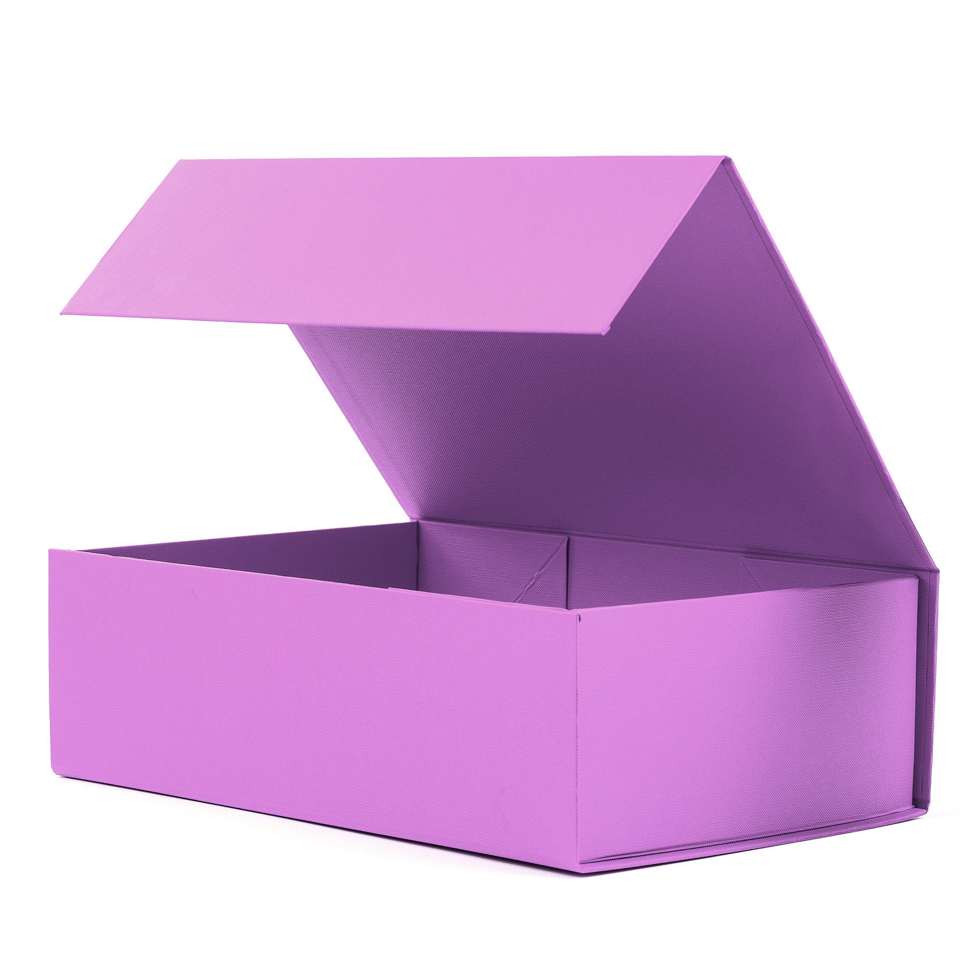 AdelDream Aufbewahrungsbox Gift Box, Magnetic Gift Box, Reusable Decorative Box Lila