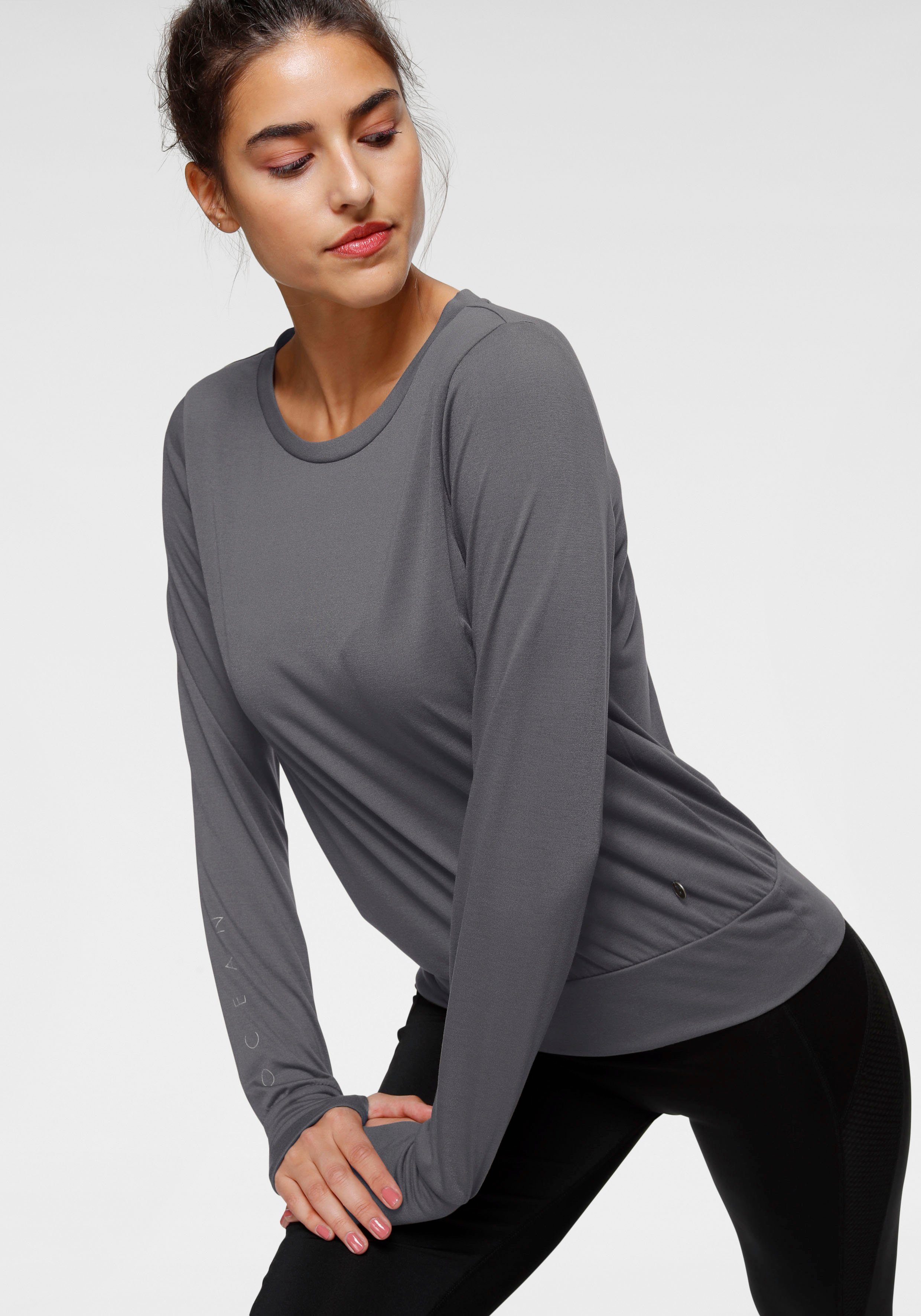 Ocean Sportswear Langarmshirt Soulwear - Yoga & Relax Shirt - Loose Fit mit  Daumenlöchern