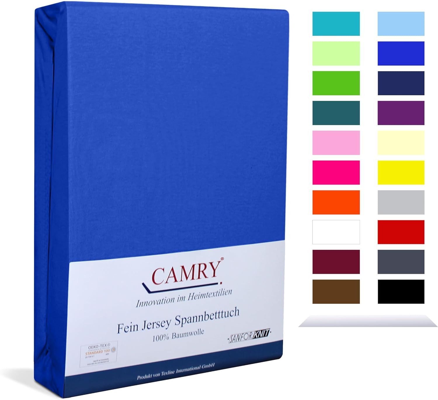 Camry Spannbettlaken CLASSIC, Jersey Baumwolle, Gummizug: rundum, viele Far günstig online kaufen