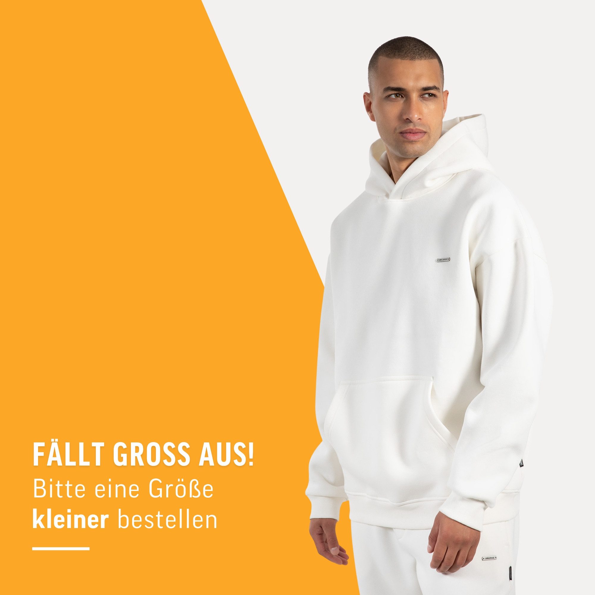 Smilodox Hoodie Dawson, Hochwertiger Kapuzenpullover im Oversize Fit, Sweat günstig online kaufen