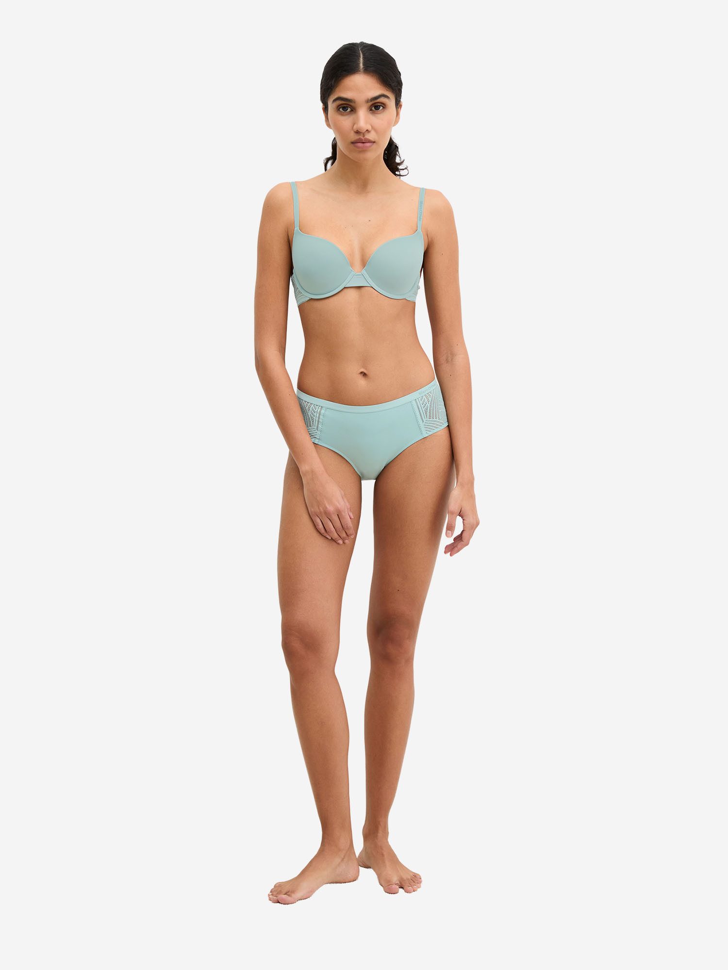 Marc O'Polo Panty Timeless Lace Pantyslip, Boyshort, Unterwäsche