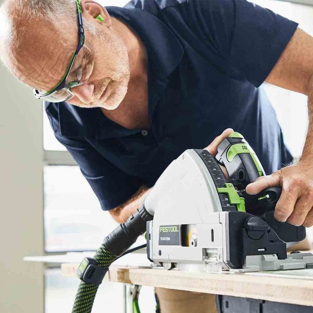 FESTOOL Tauchsäge Festool Tauchsäge TS 55 FEBQ-Plus-FS 577010 mit Zubehör im Koffer