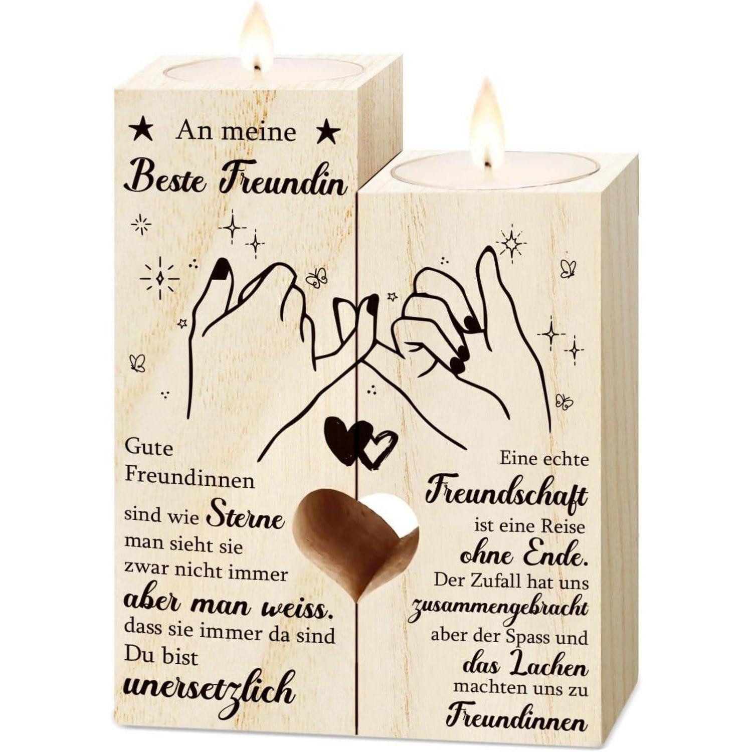 LuxusKollektion Badaccessoire-Set Kerzenständer Personalisierte Geschenke B günstig online kaufen