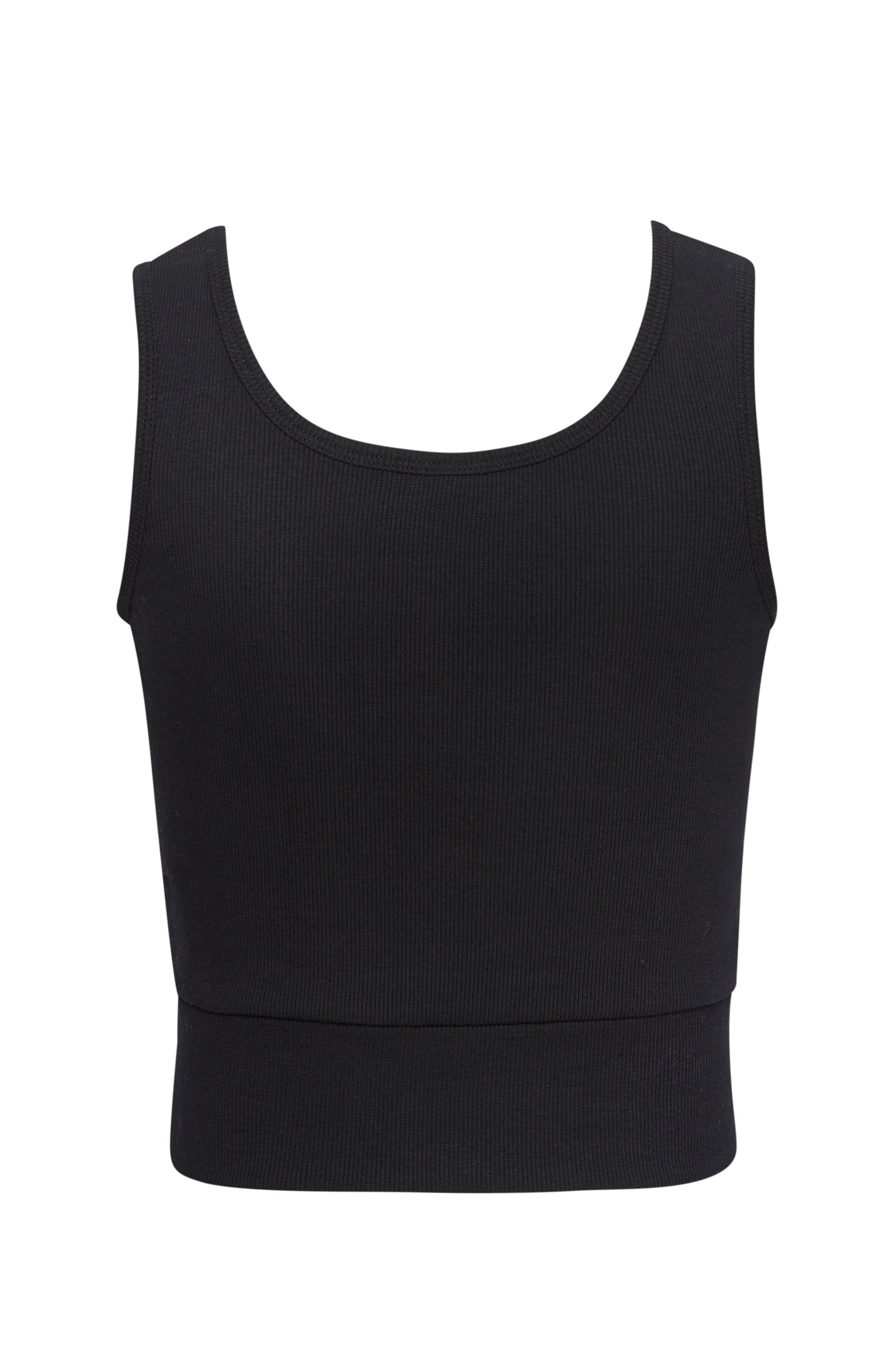 Buffalo Crop-Top in Rippstruktur mit breitem Bund