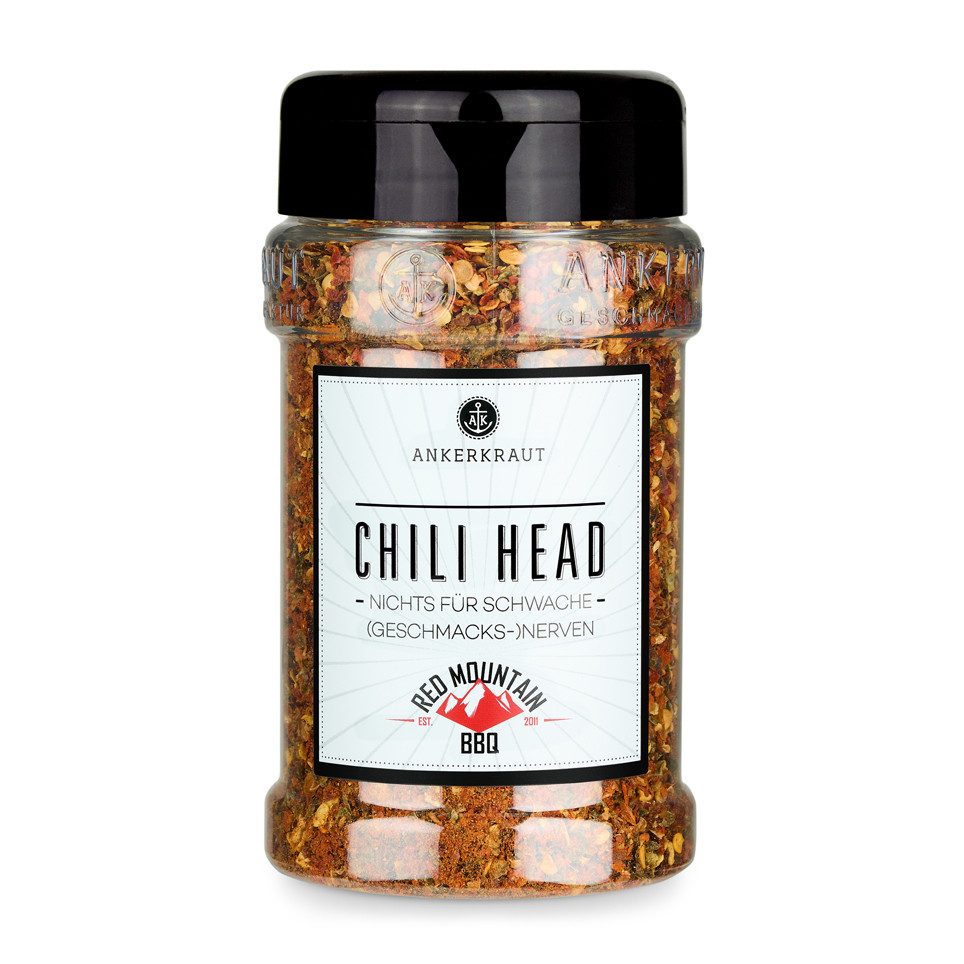 Ankerkraut Gewürz Chili Head by Redmountain BBQ, Chili Head by Redmountain BBQ, 140g im Streuer