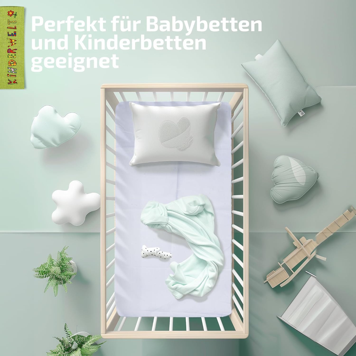 Kindermatratze Schaumstoff Matratze 60 x 120 Baby Kinder Bett, KiNDERWELT