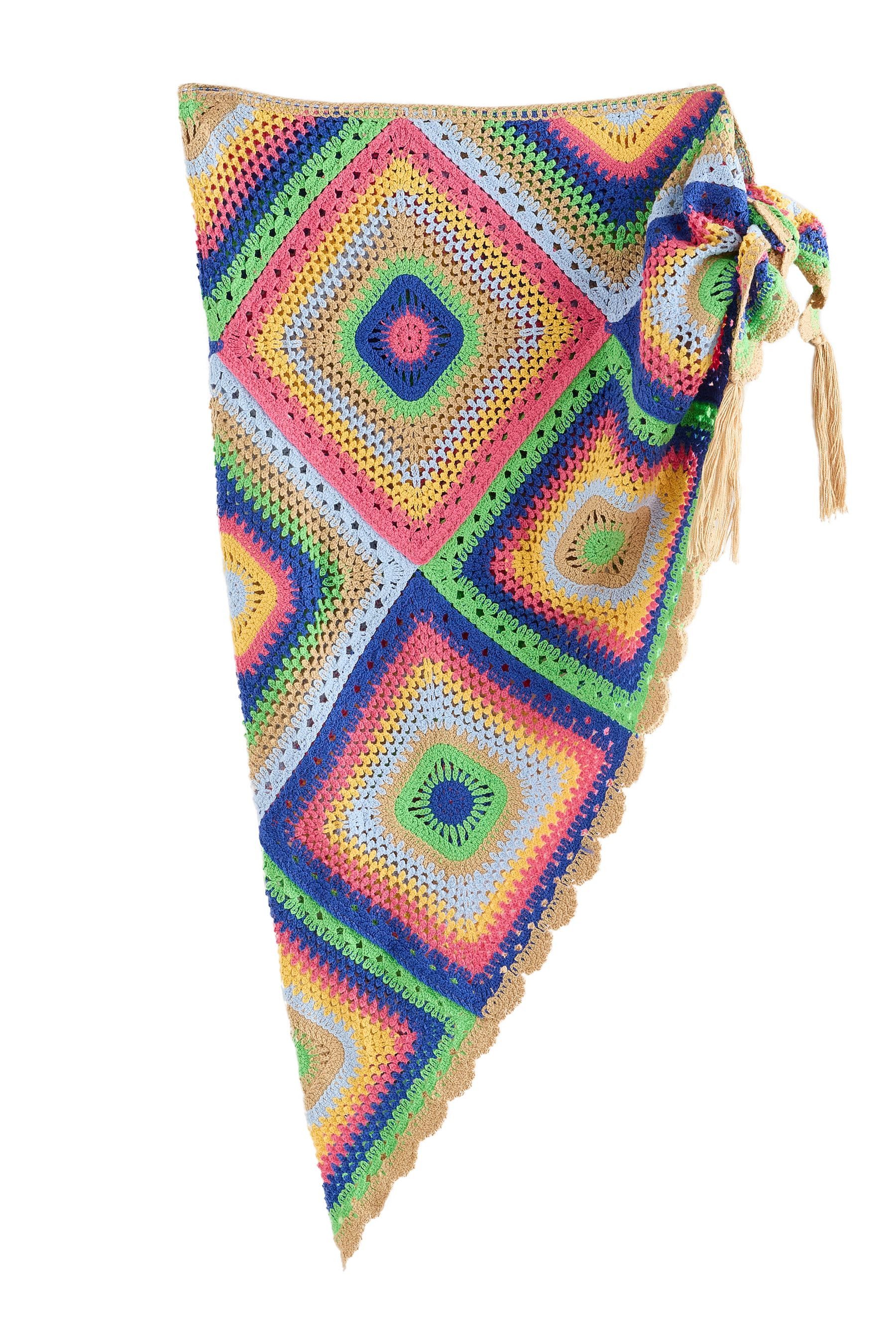 Next Strandrock Sarong mit Häkelbesatz (1-tlg)