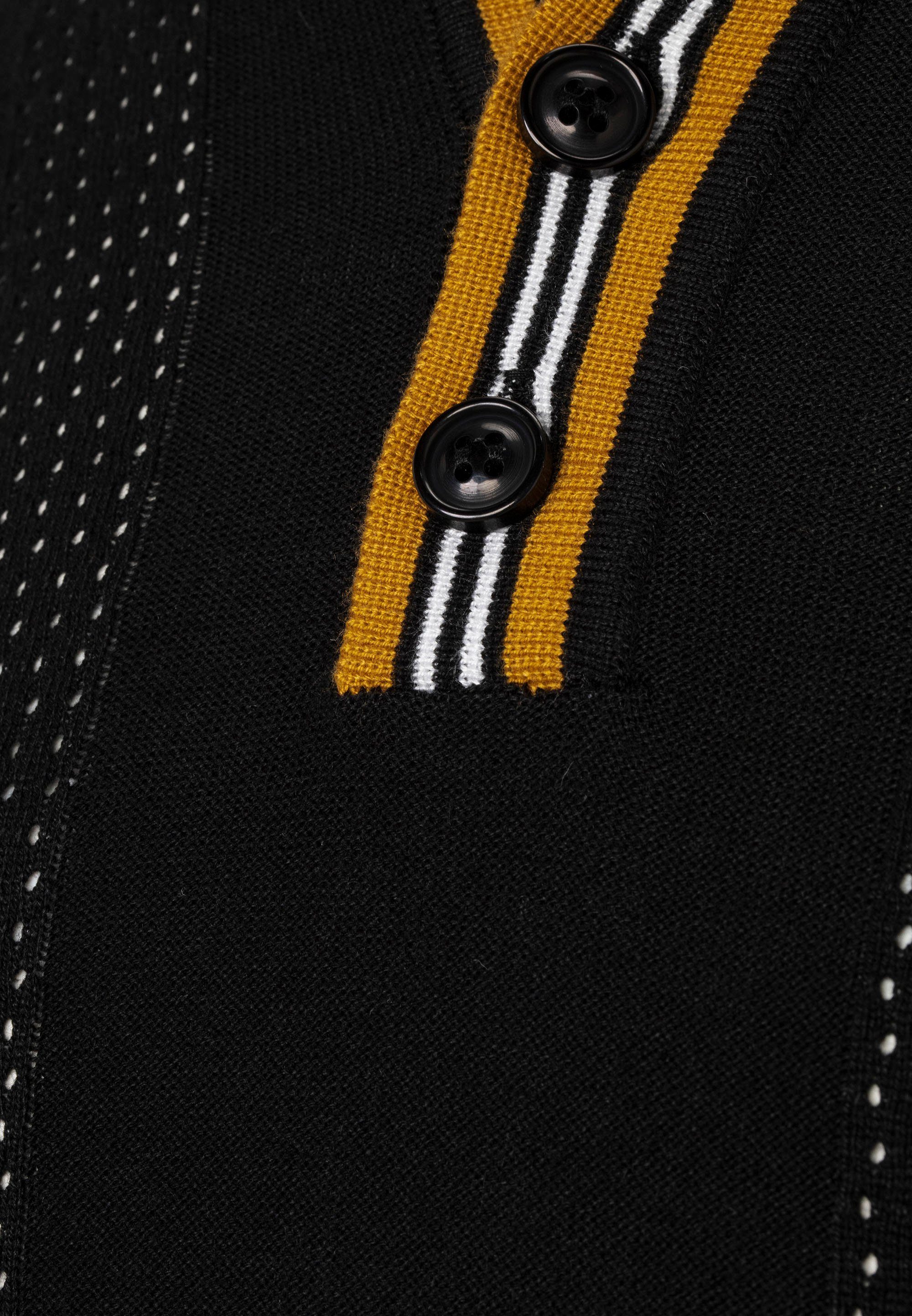 RedBridge Poloshirt Wilmington mit modernem schwarz Design